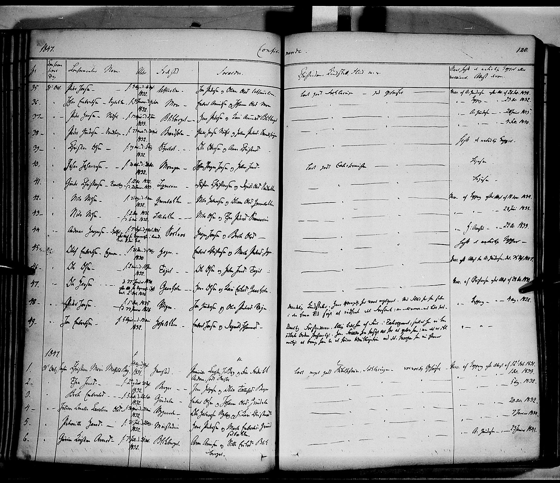 Elverum prestekontor, AV/SAH-PREST-044/H/Ha/Haa/L0009: Parish register (official) no. 9, 1843-1856, p. 120