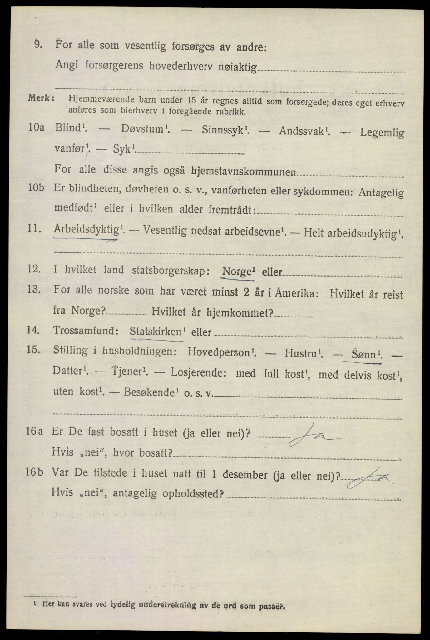 SAKO, 1920 census for Modum, 1920, p. 16686