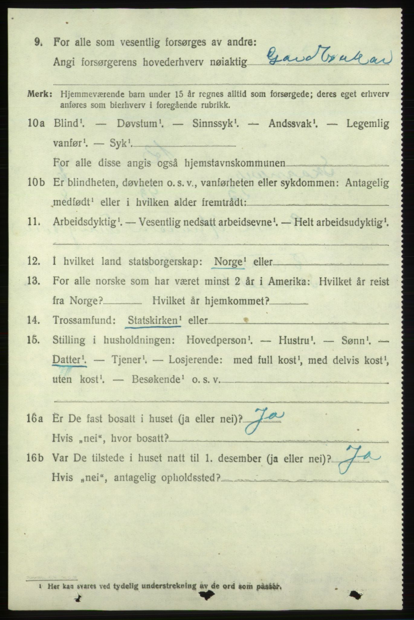 SAB, 1920 census for Skånevik, 1920, p. 4352