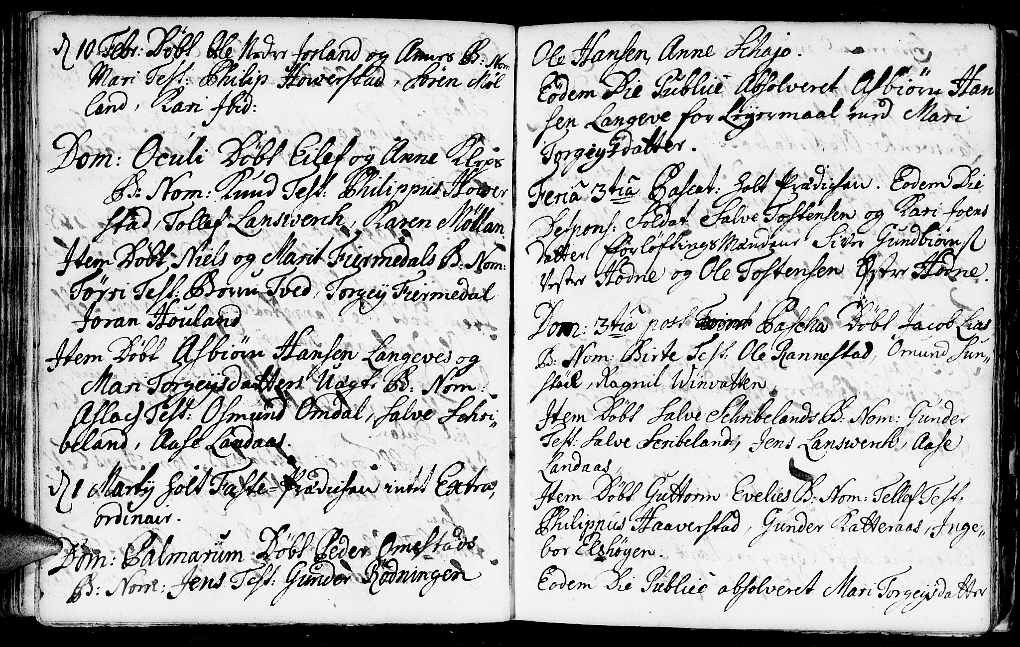 Evje sokneprestkontor, AV/SAK-1111-0008/F/Fa/Fac/L0001: Parish register (official) no. A 1, 1705-1764, p. 116-117