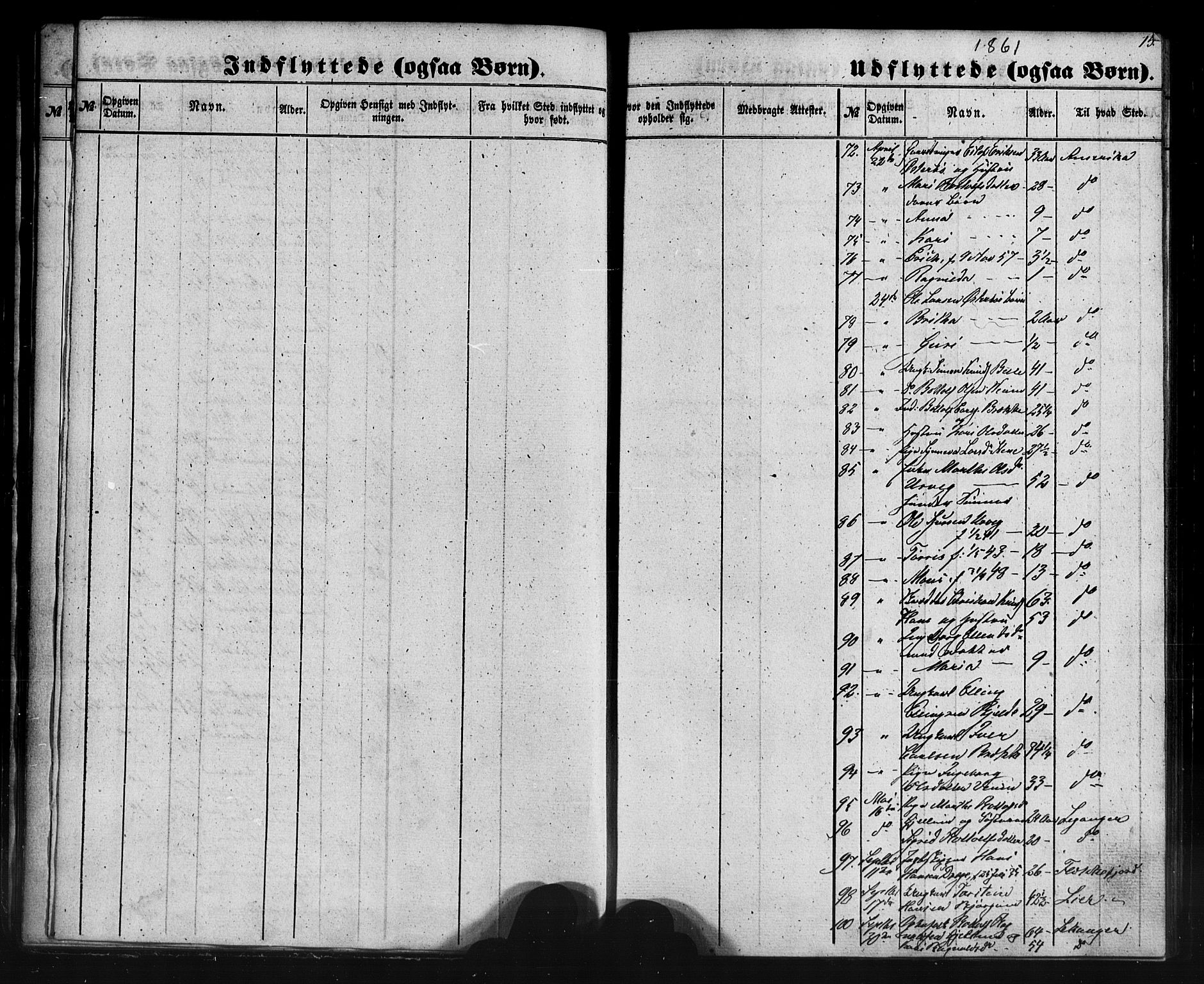 Aurland sokneprestembete, SAB/A-99937/H/Ha/Haa/L0012: Parish register (official) no. A 12, 1858-1879, p. 15