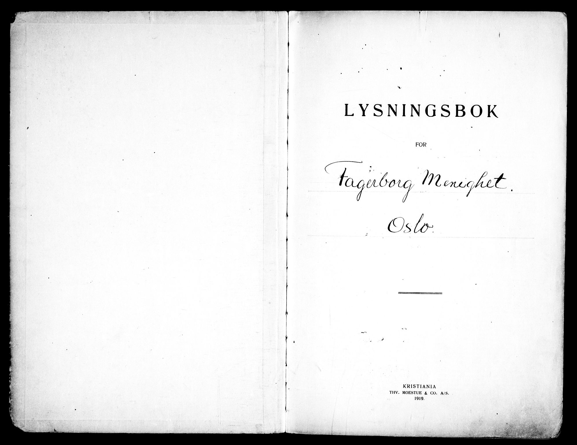 Fagerborg prestekontor Kirkebøker, AV/SAO-A-10844/H/Ha/L0006: Banns register no. 6, 1944-1950