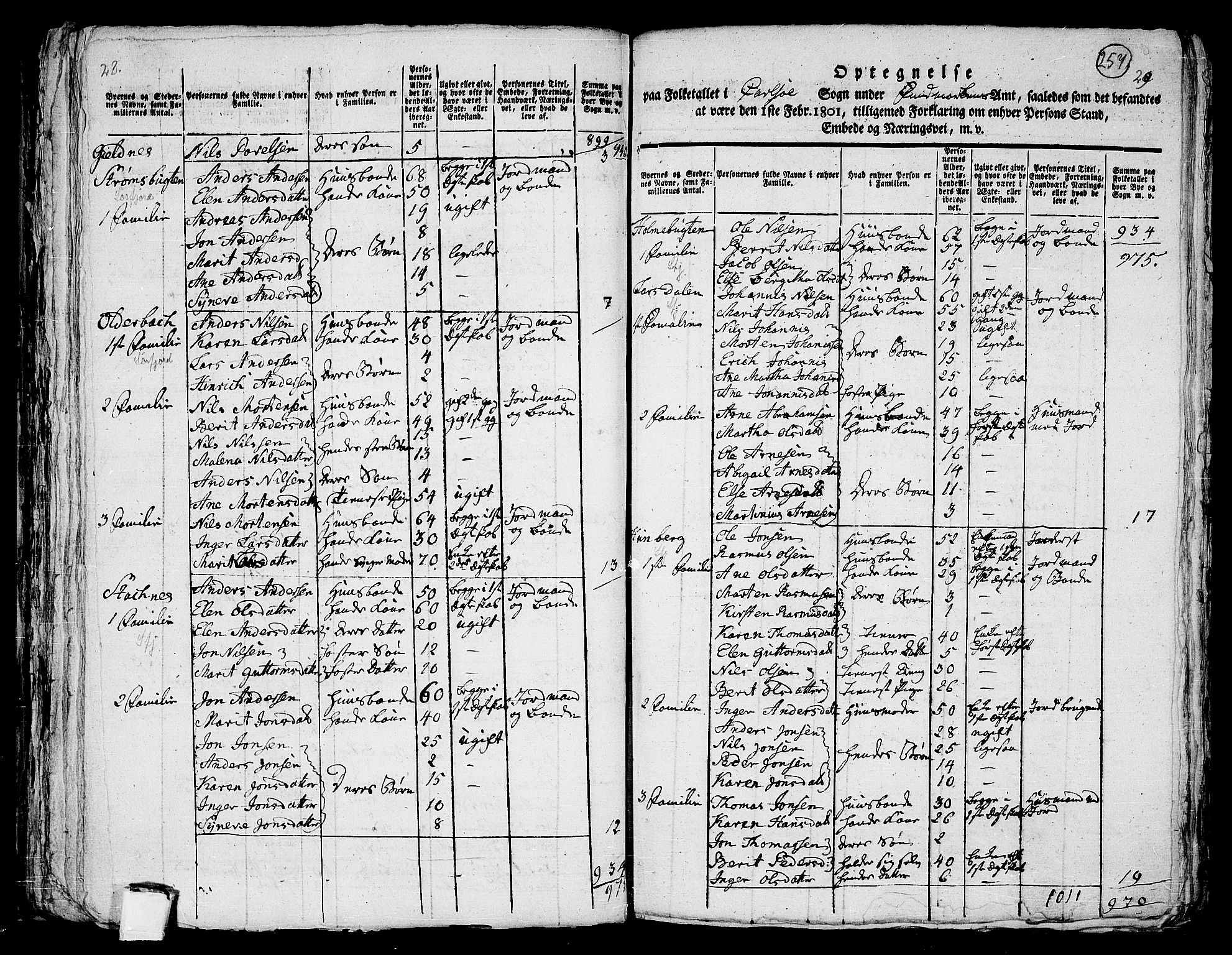RA, 1801 census for 1936P Karlsøy, 1801, p. 256b-257a