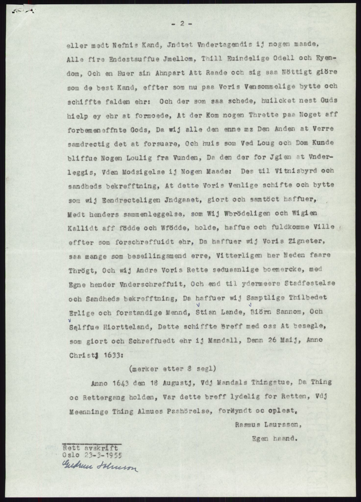 Samlinger til kildeutgivelse, Diplomavskriftsamlingen, AV/RA-EA-4053/H/Ha, p. 2077