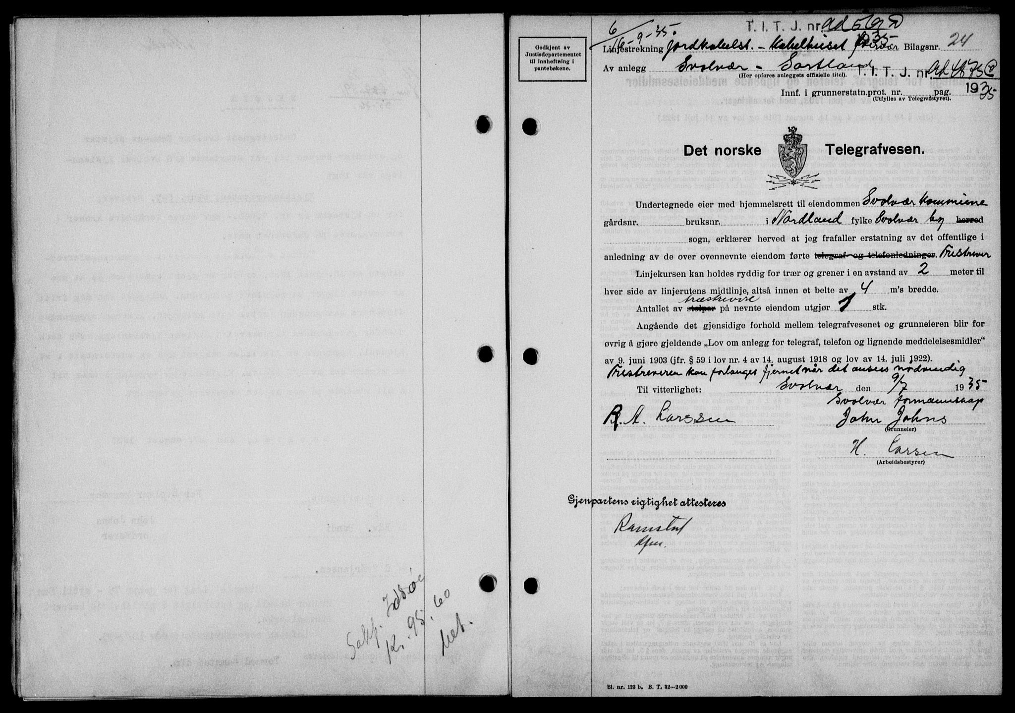 Lofoten sorenskriveri, SAT/A-0017/1/2/2C/L0032b: Mortgage book no. 32b, 1935-1935, Deed date: 16.09.1935