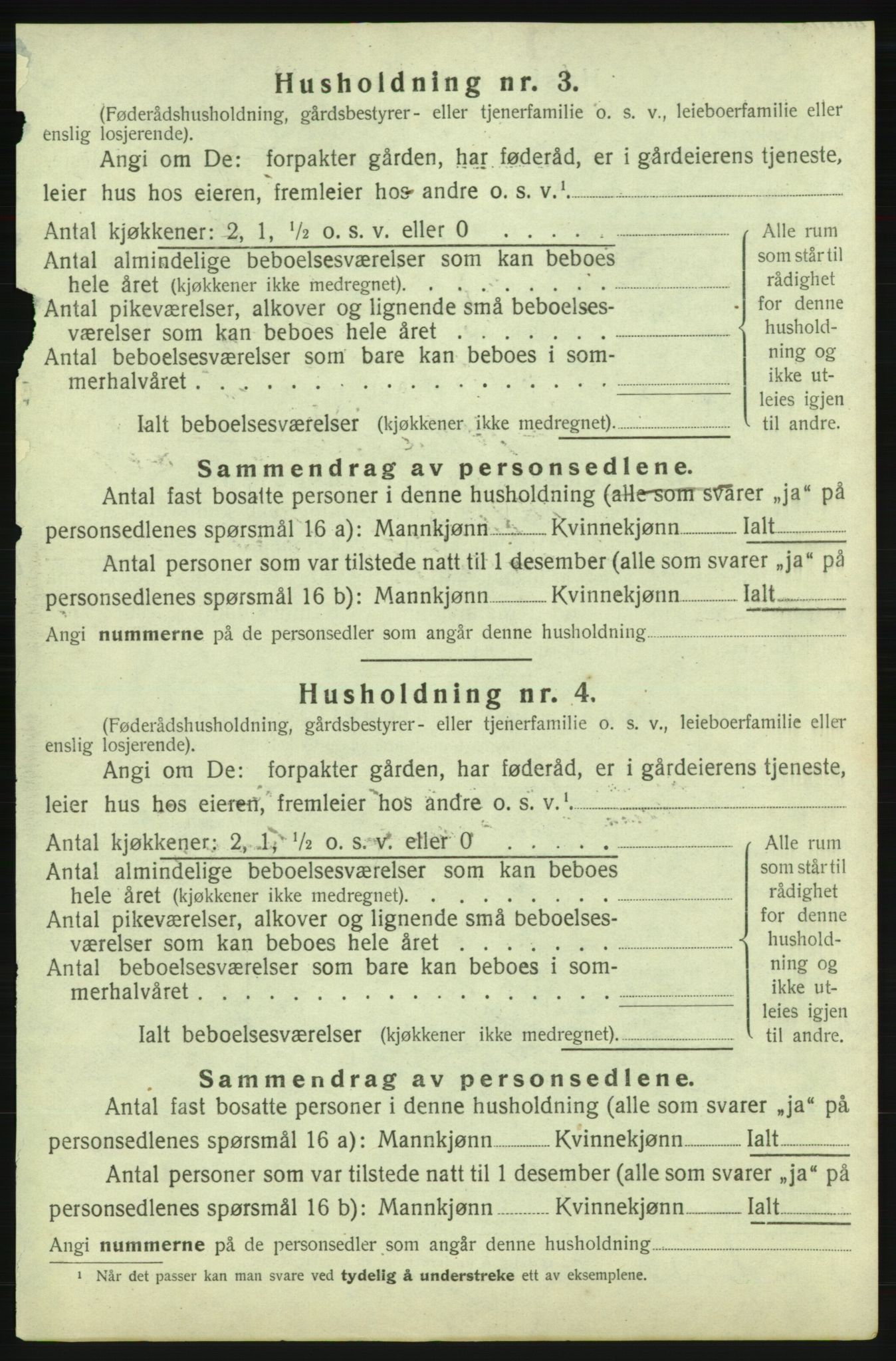 SAB, 1920 census for Varaldsøy, 1920, p. 58