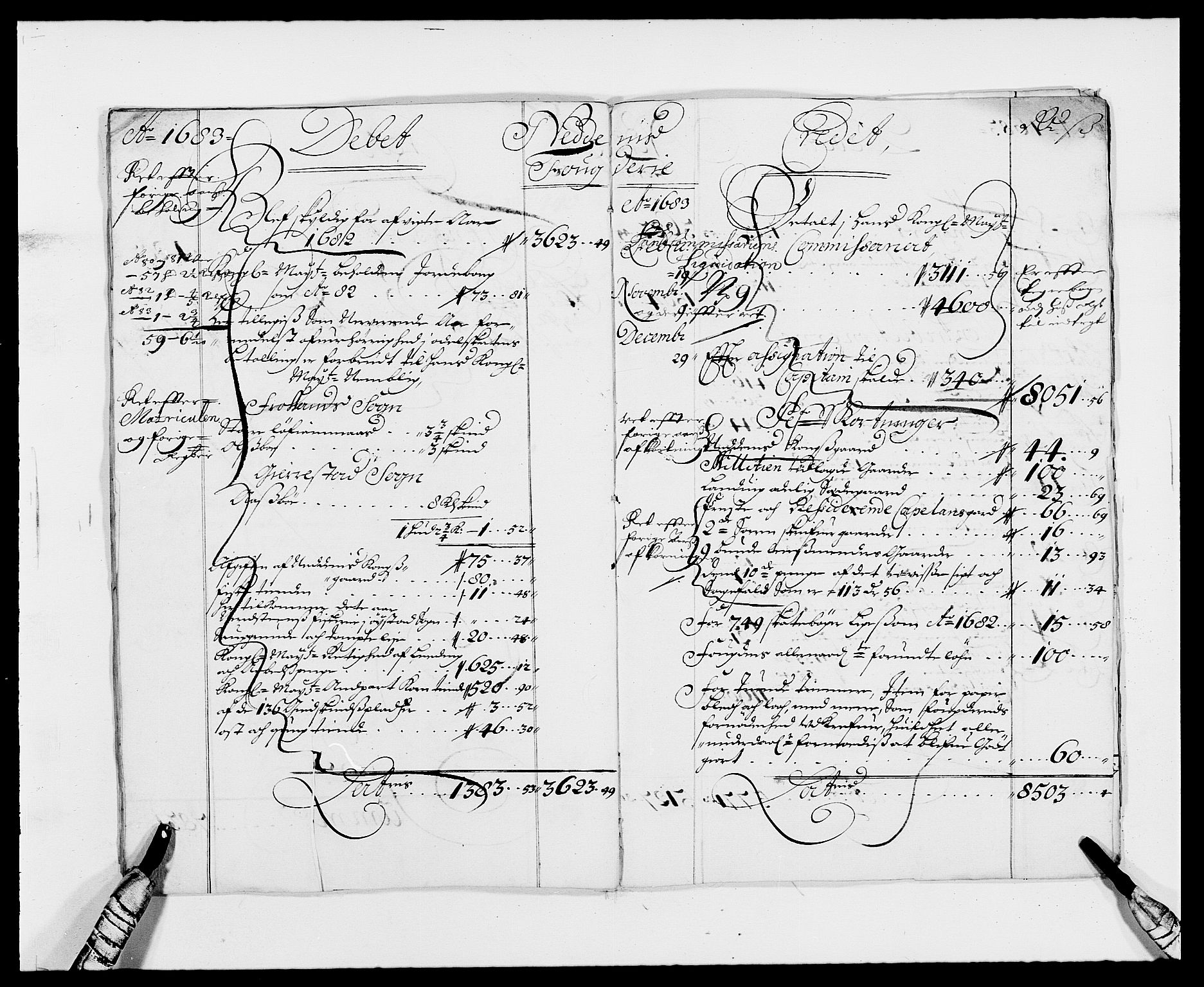 Rentekammeret inntil 1814, Reviderte regnskaper, Fogderegnskap, RA/EA-4092/R39/L2306: Fogderegnskap Nedenes, 1680-1683, p. 12
