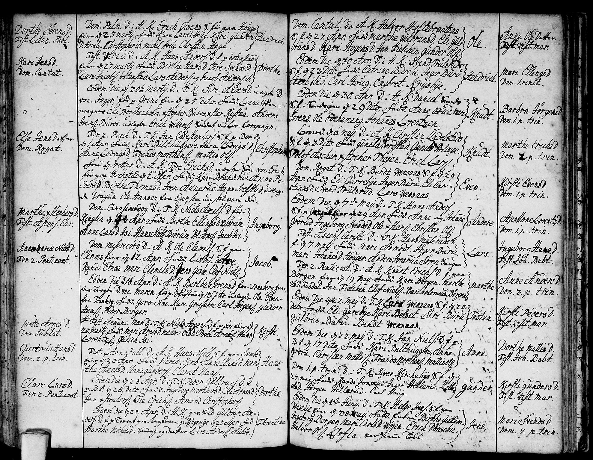 Asker prestekontor Kirkebøker, SAO/A-10256a/F/Fa/L0001: Parish register (official) no. I 1, 1726-1744, p. 71