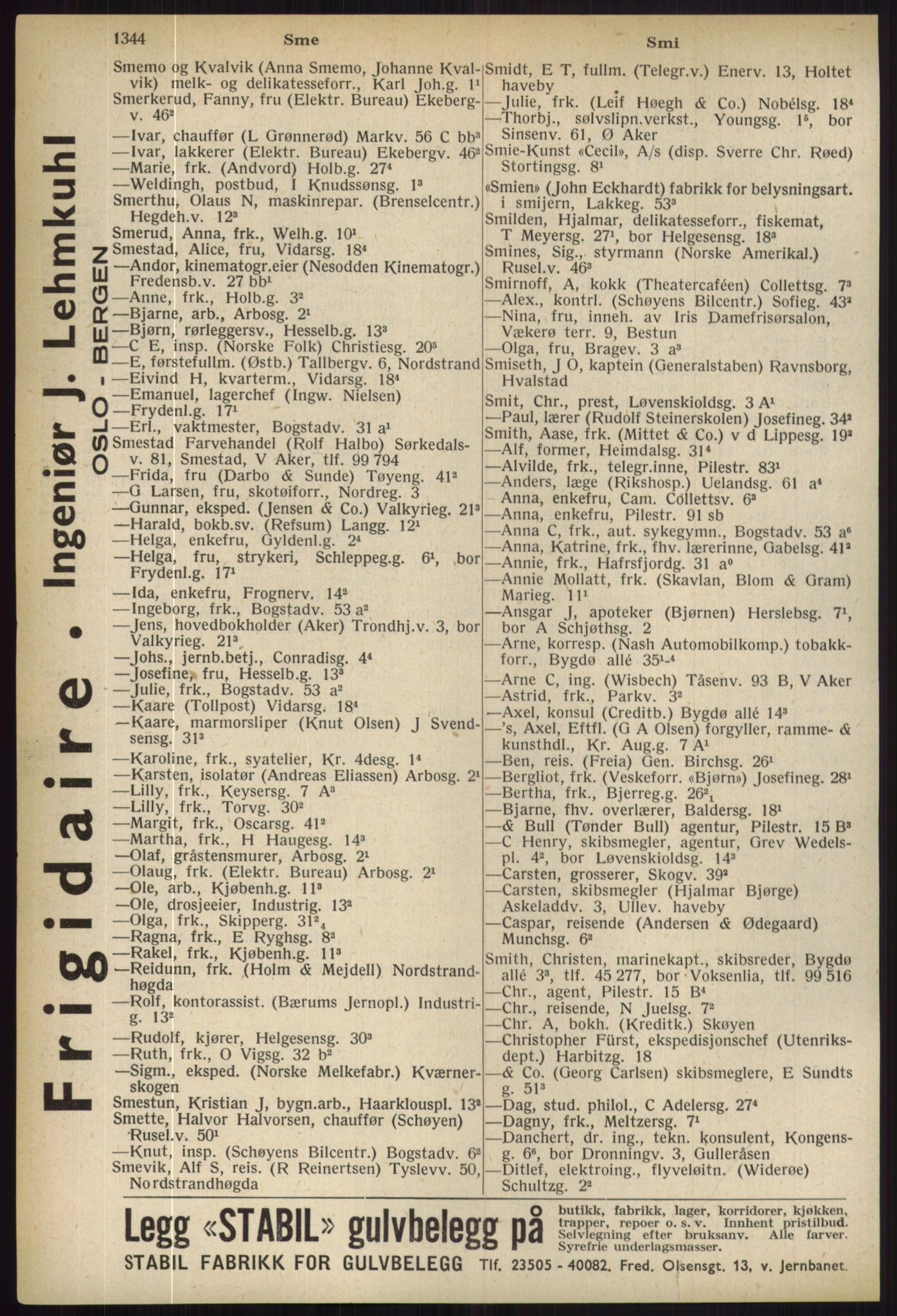 Kristiania/Oslo adressebok, PUBL/-, 1936, p. 1344