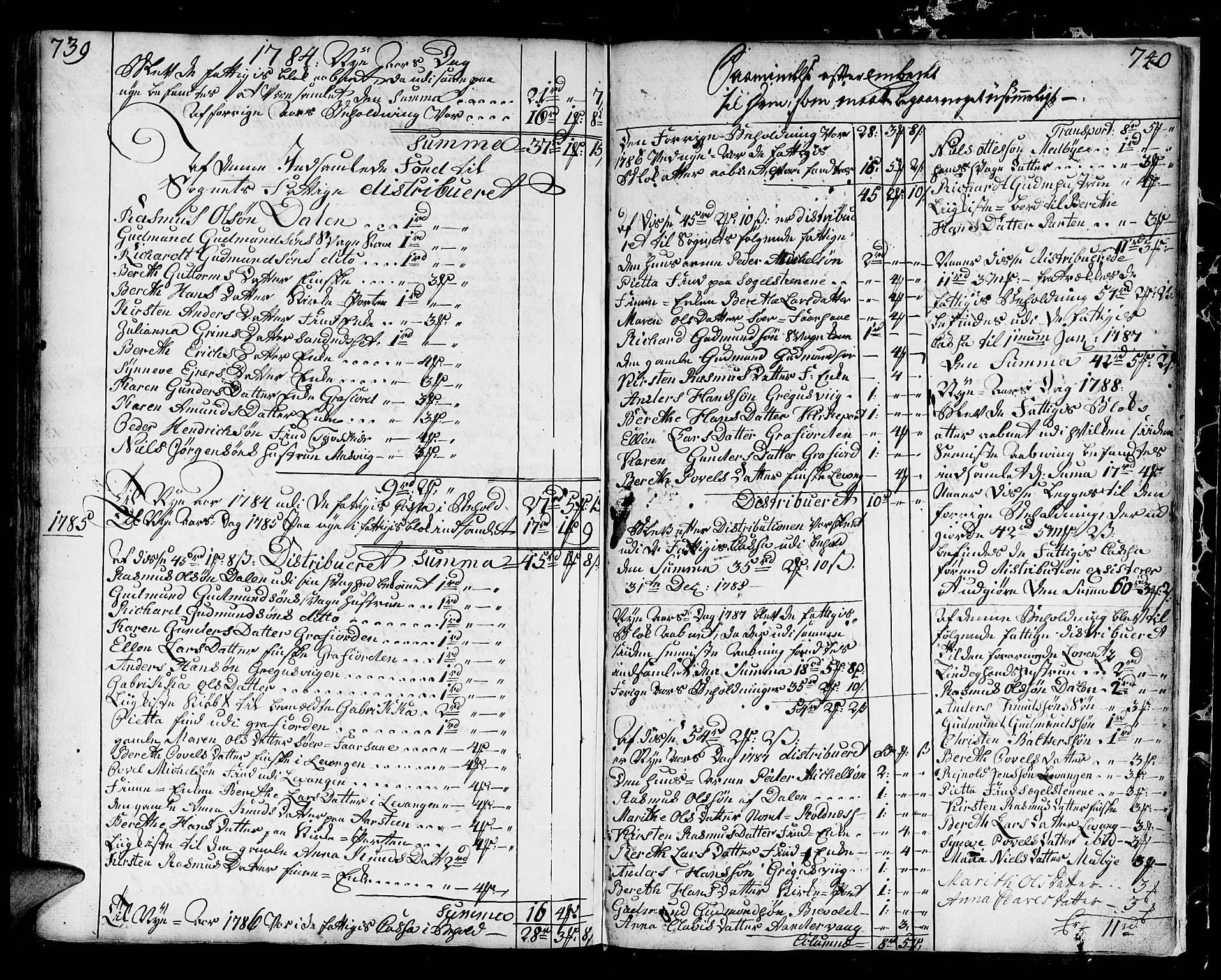 Ibestad sokneprestembete, SATØ/S-0077/H/Ha/Haa/L0003kirke: Parish register (official) no. 3, 1776-1801, p. 739-740
