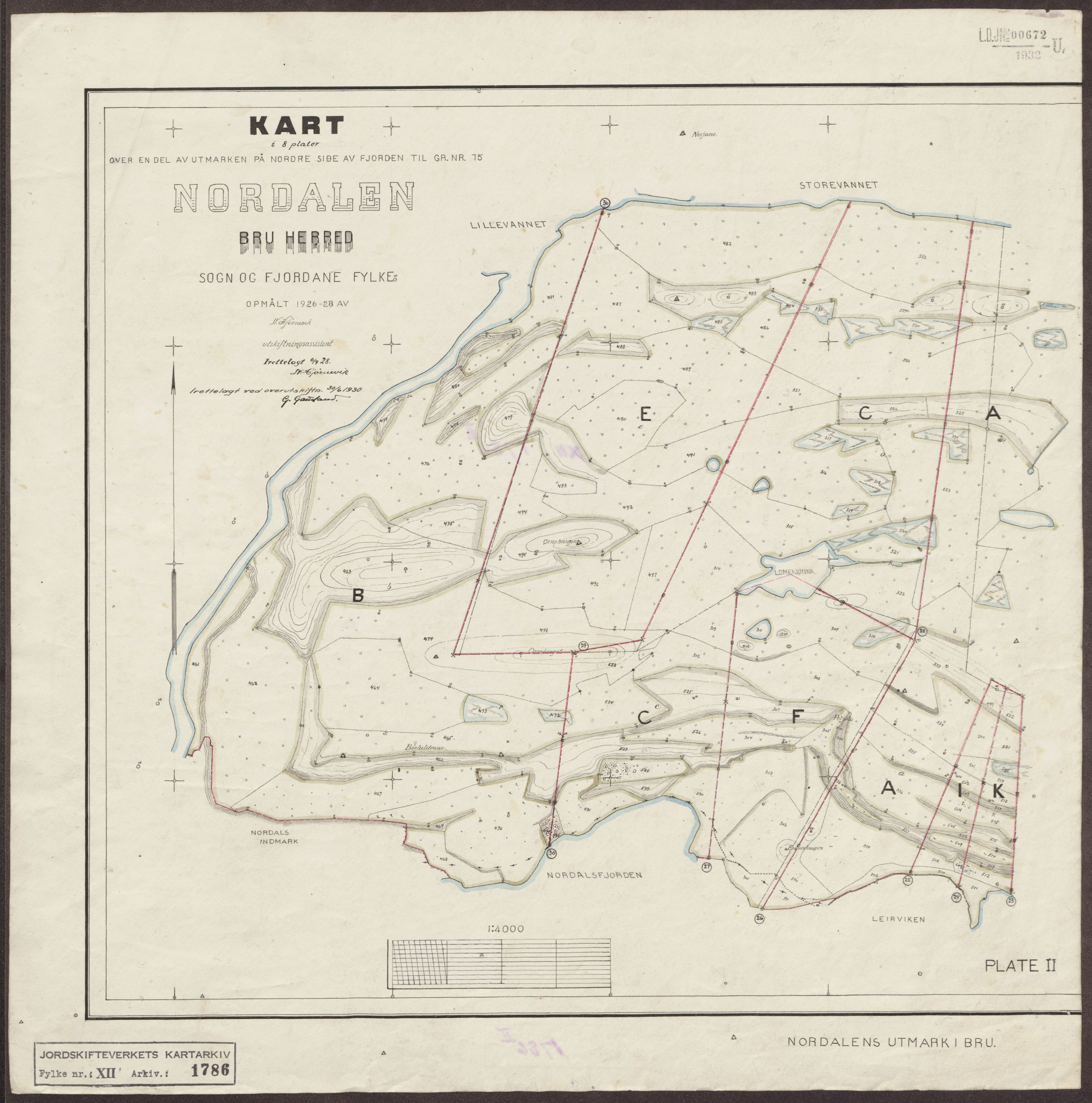Jordskifteverkets kartarkiv, RA/S-3929/T, 1859-1988, p. 2097