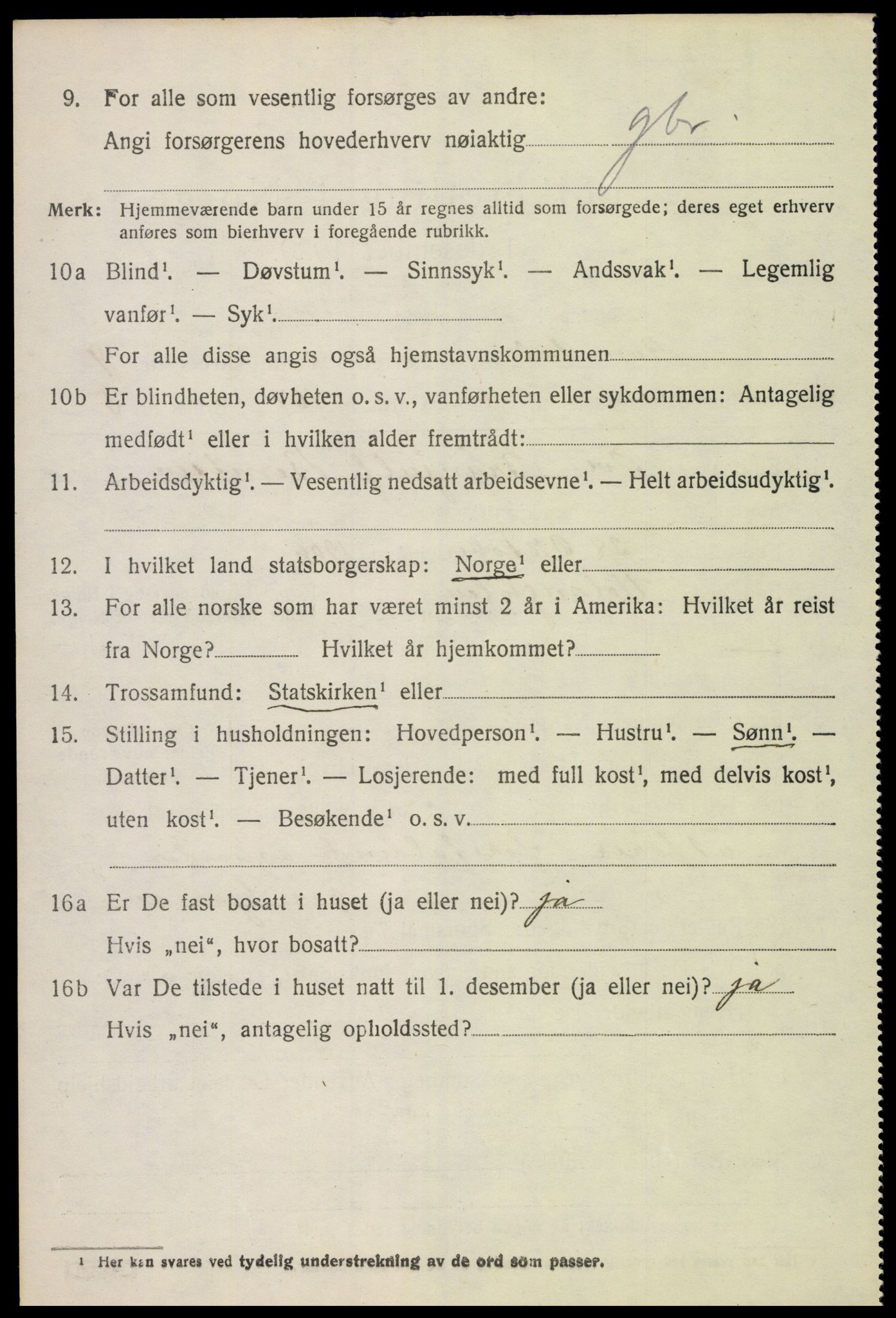 SAH, 1920 census for Romedal, 1920, p. 10360