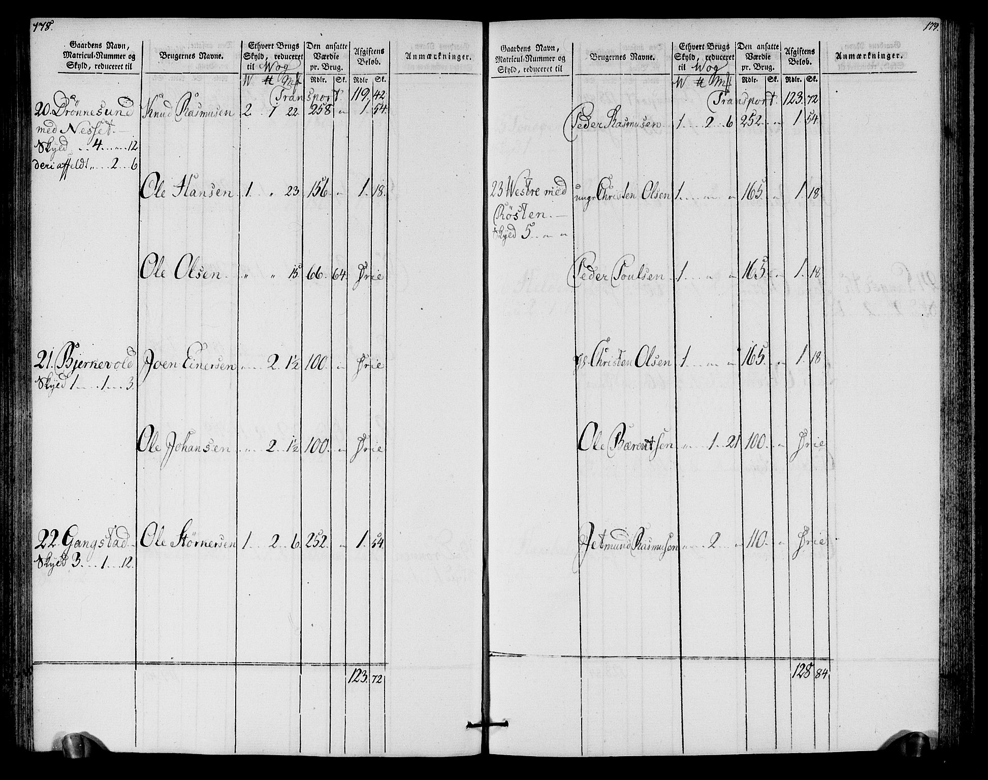 Rentekammeret inntil 1814, Realistisk ordnet avdeling, AV/RA-EA-4070/N/Ne/Nea/L0125a: Sunnmøre fogderi. Oppebørselsregister for fogderiets nordre del, 1803, p. 91