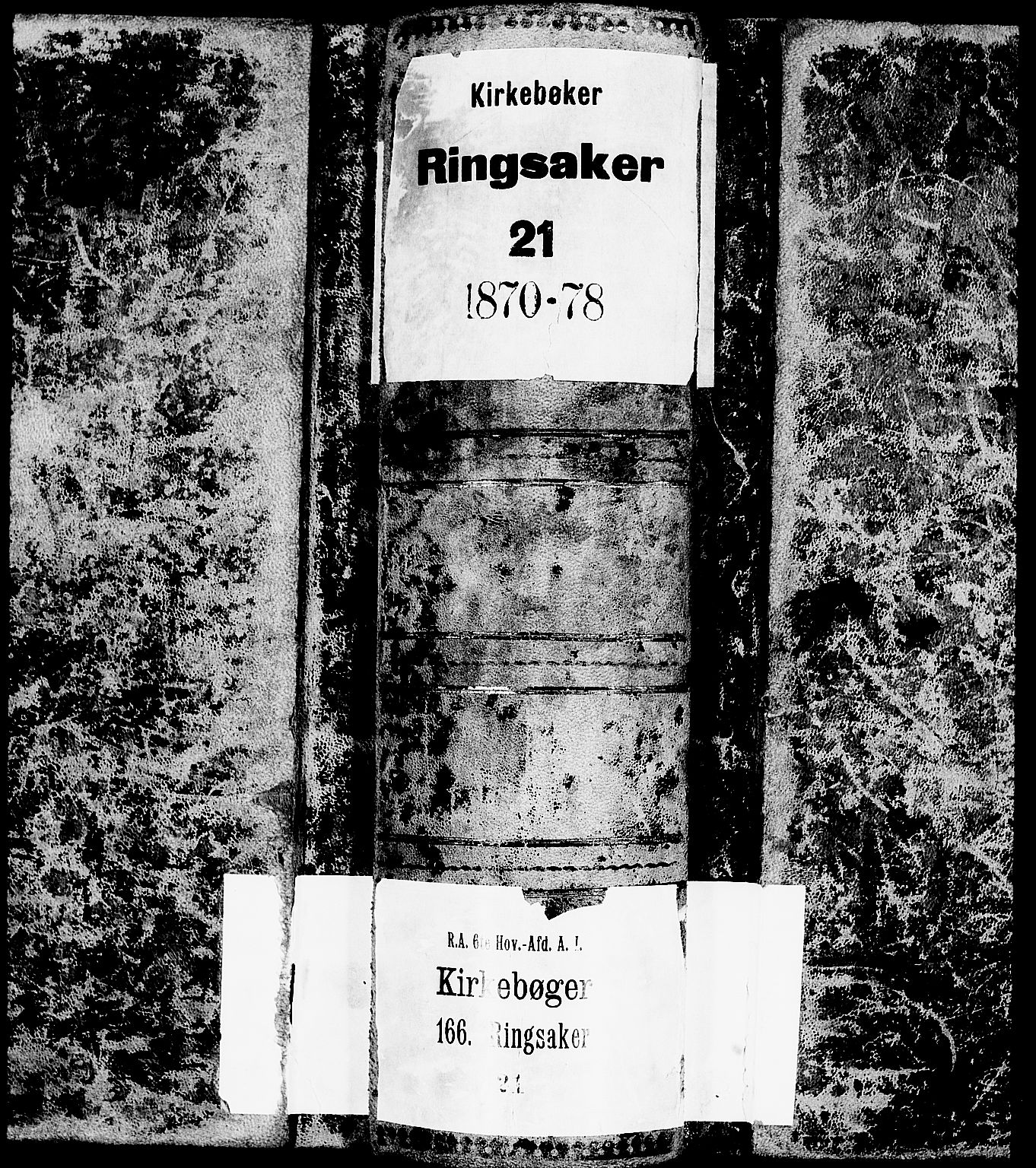 Ringsaker prestekontor, SAH/PREST-014/L/La/L0008: Parish register (copy) no. 8, 1870-1878