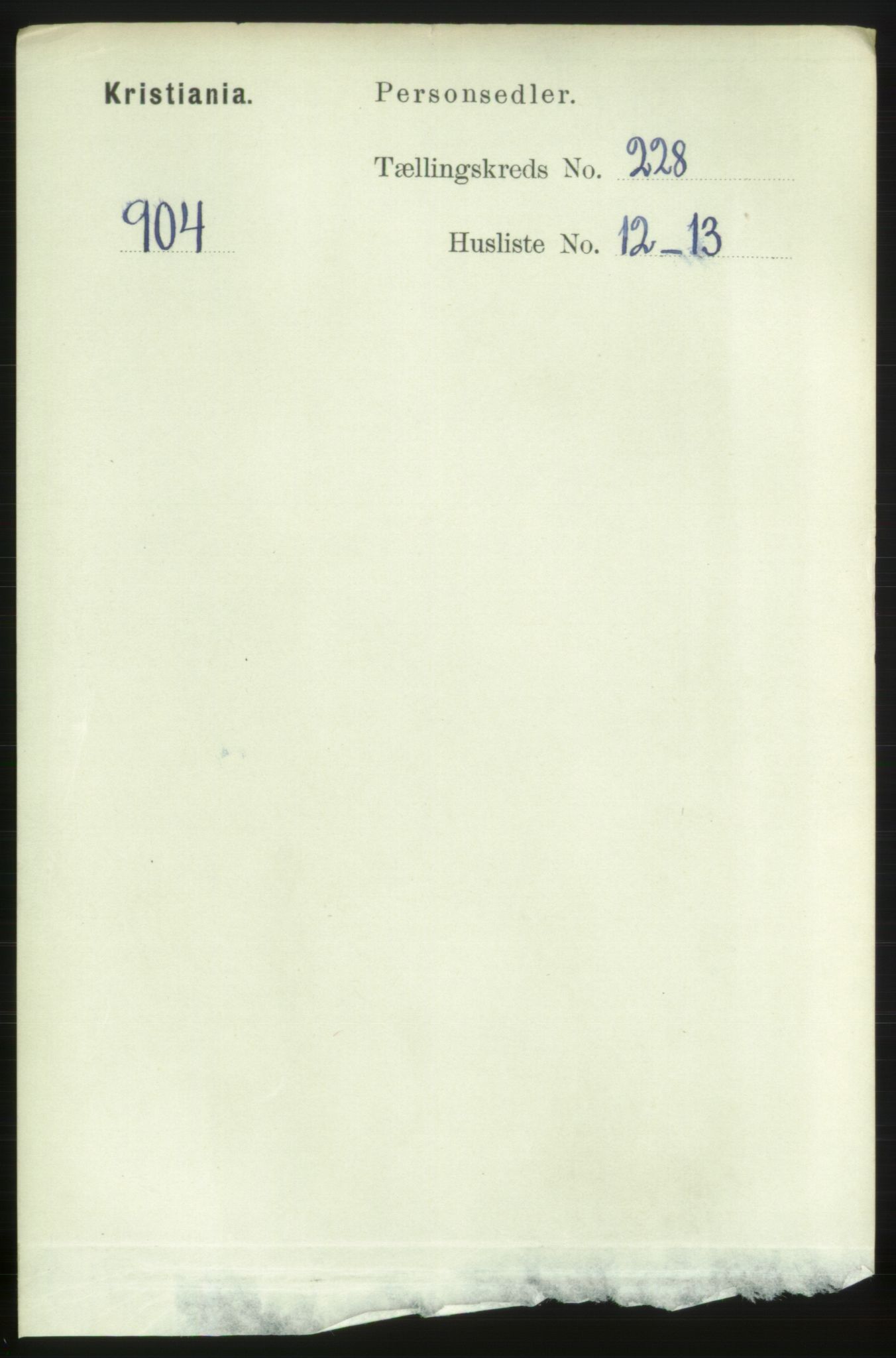 RA, 1891 census for 0301 Kristiania, 1891, p. 139716