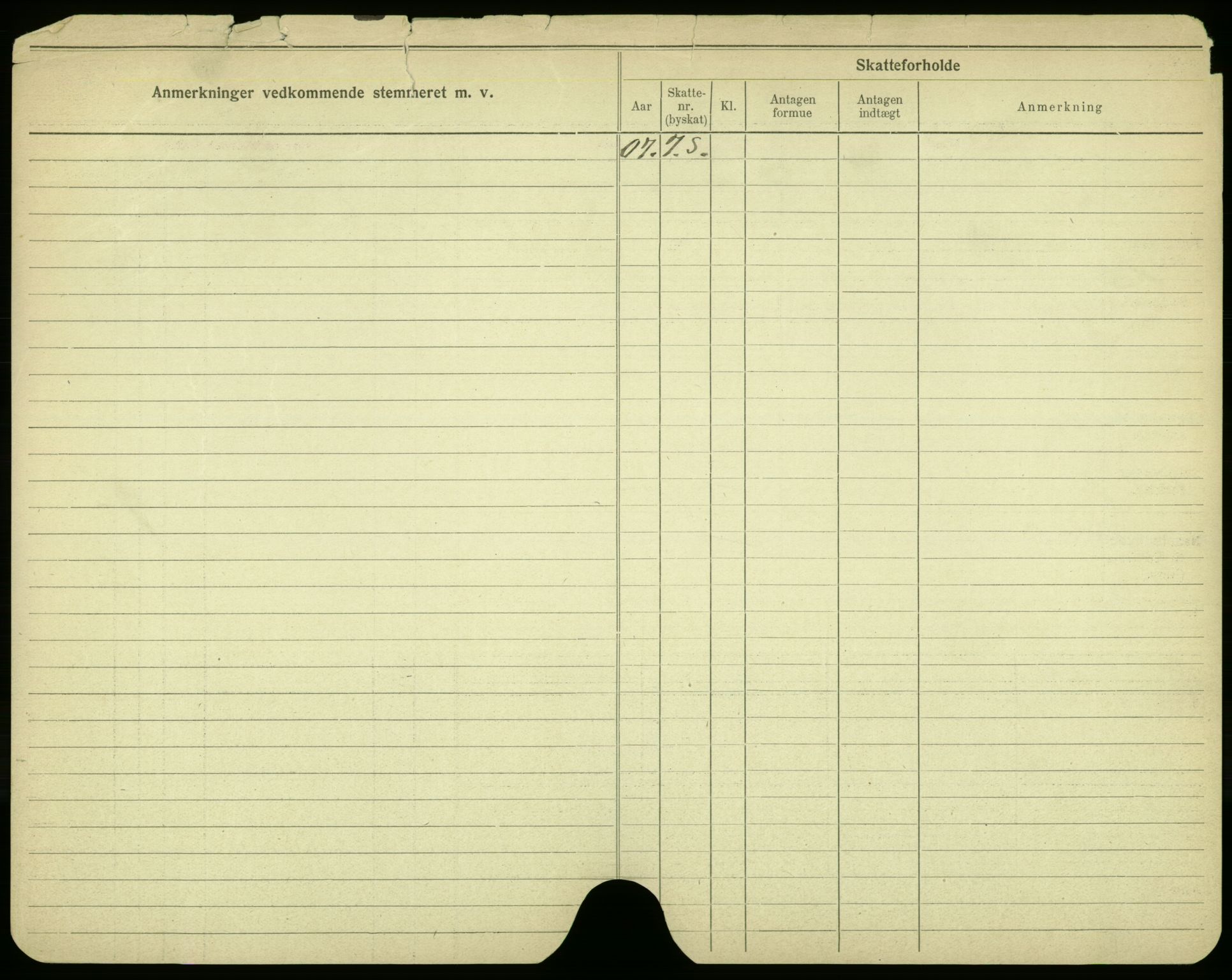 Oslo folkeregister, Registerkort, SAO/A-11715/F/Fa/Fac/L0003: Menn, 1906-1914, p. 726b