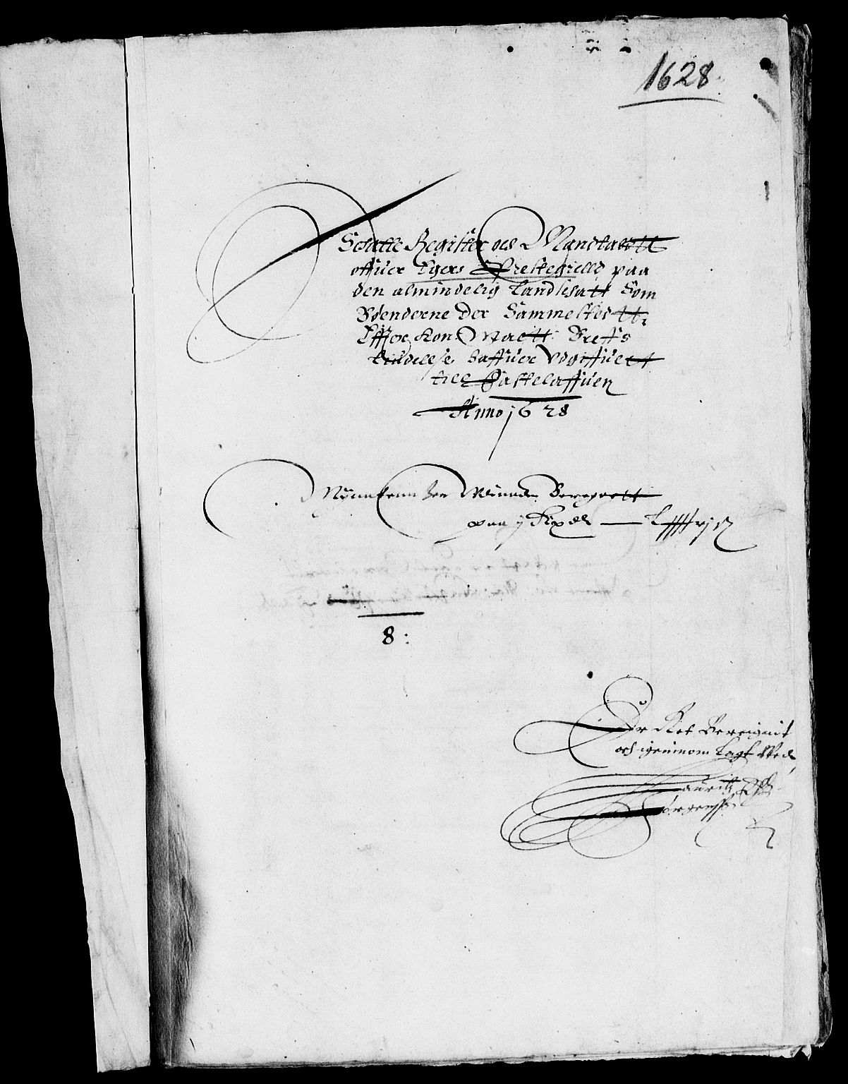 Rentekammeret inntil 1814, Reviderte regnskaper, Lensregnskaper, AV/RA-EA-5023/R/Rb/Rbl/L0002: Brunla len med Numedal len til 1628,  Sandsvær len 1626-28 og Eiker len 1626-37, 1626-1629