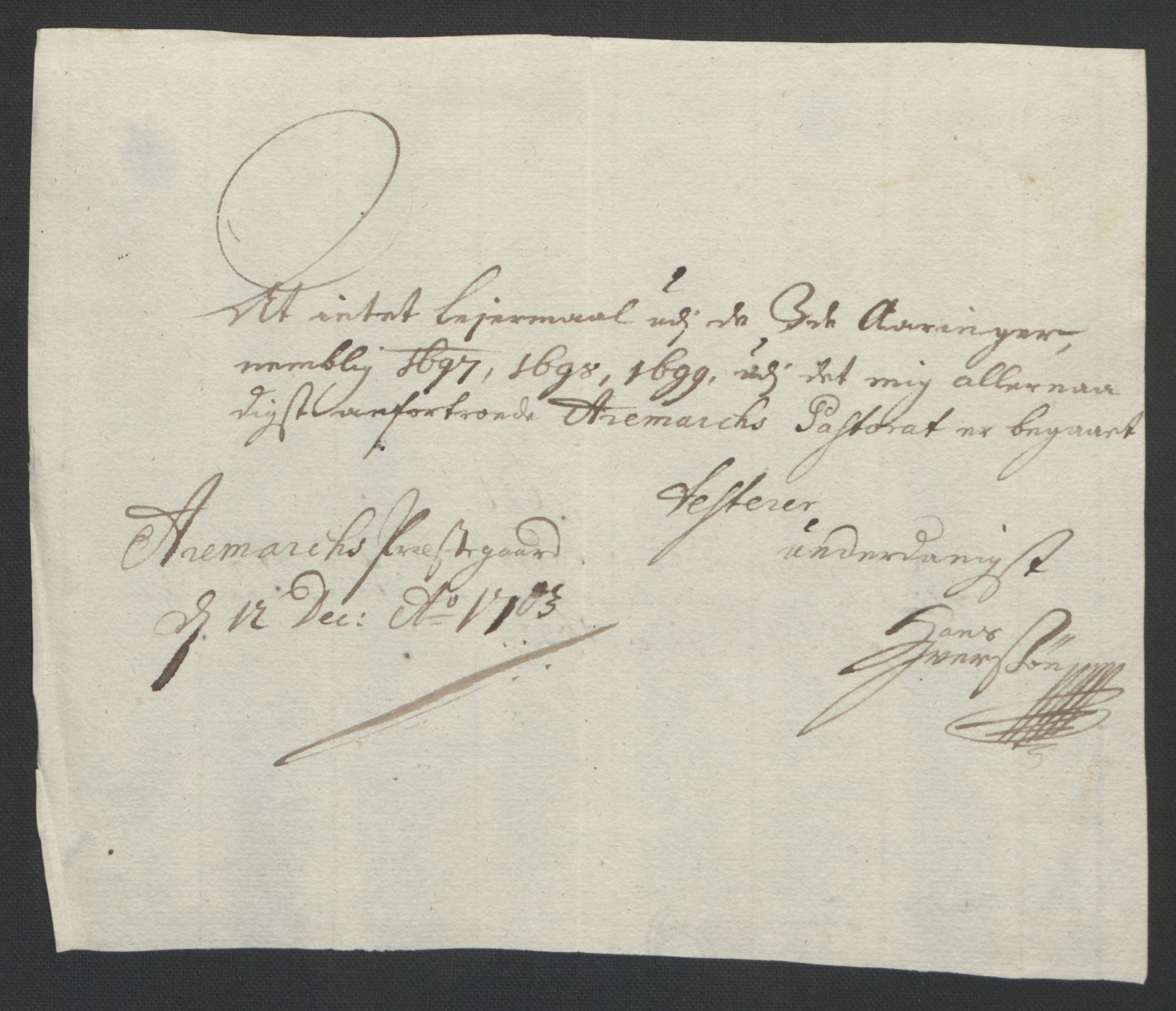 Rentekammeret inntil 1814, Reviderte regnskaper, Fogderegnskap, AV/RA-EA-4092/R01/L0014: Fogderegnskap Idd og Marker, 1699, p. 210