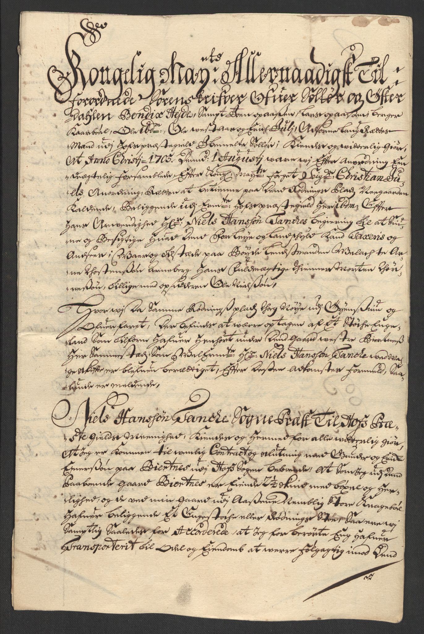 Rentekammeret inntil 1814, Reviderte regnskaper, Fogderegnskap, RA/EA-4092/R13/L0843: Fogderegnskap Solør, Odal og Østerdal, 1705-1706, p. 394