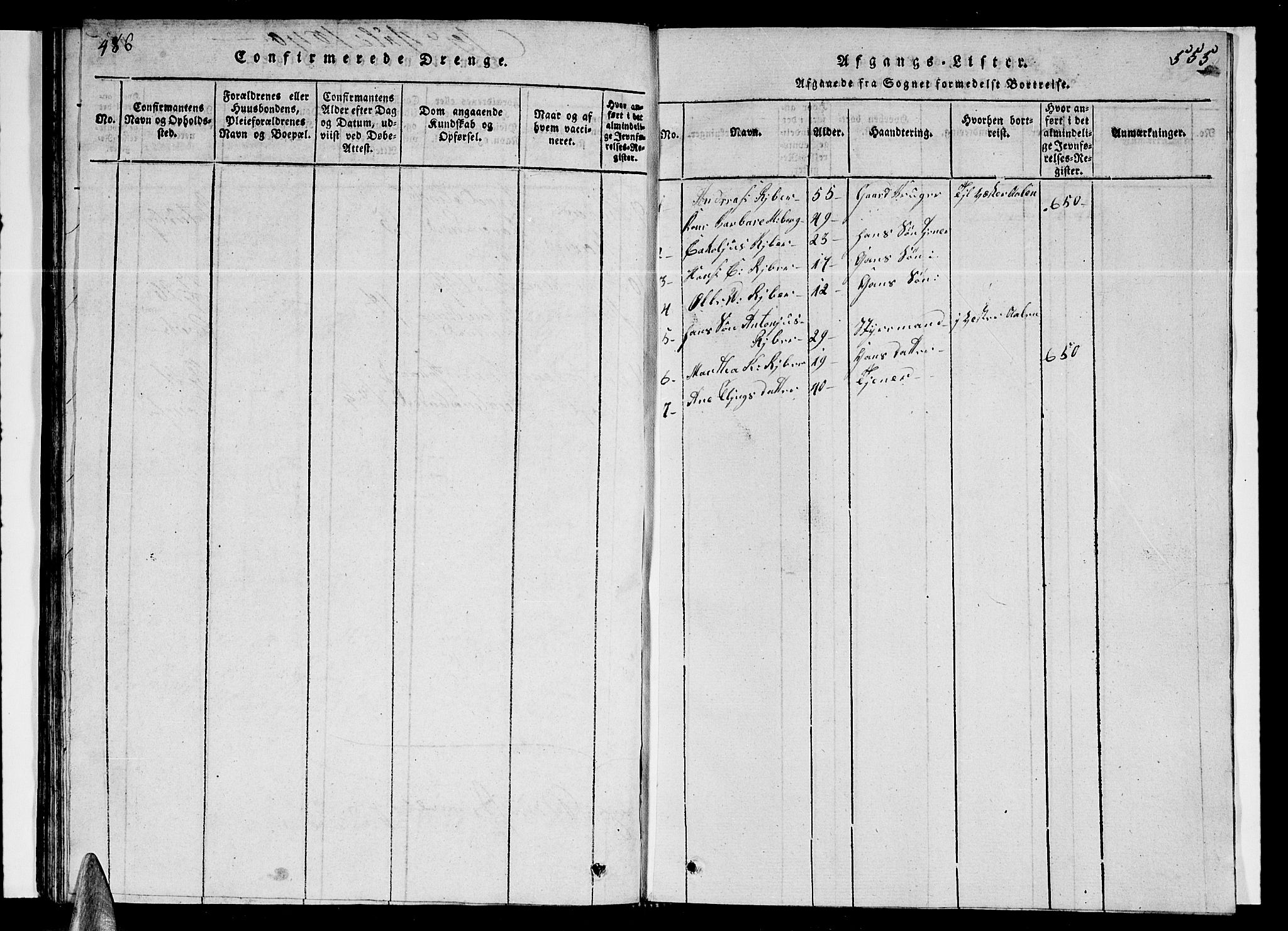 Ministerialprotokoller, klokkerbøker og fødselsregistre - Nordland, SAT/A-1459/839/L0571: Parish register (copy) no. 839C01, 1820-1840, p. 554-555