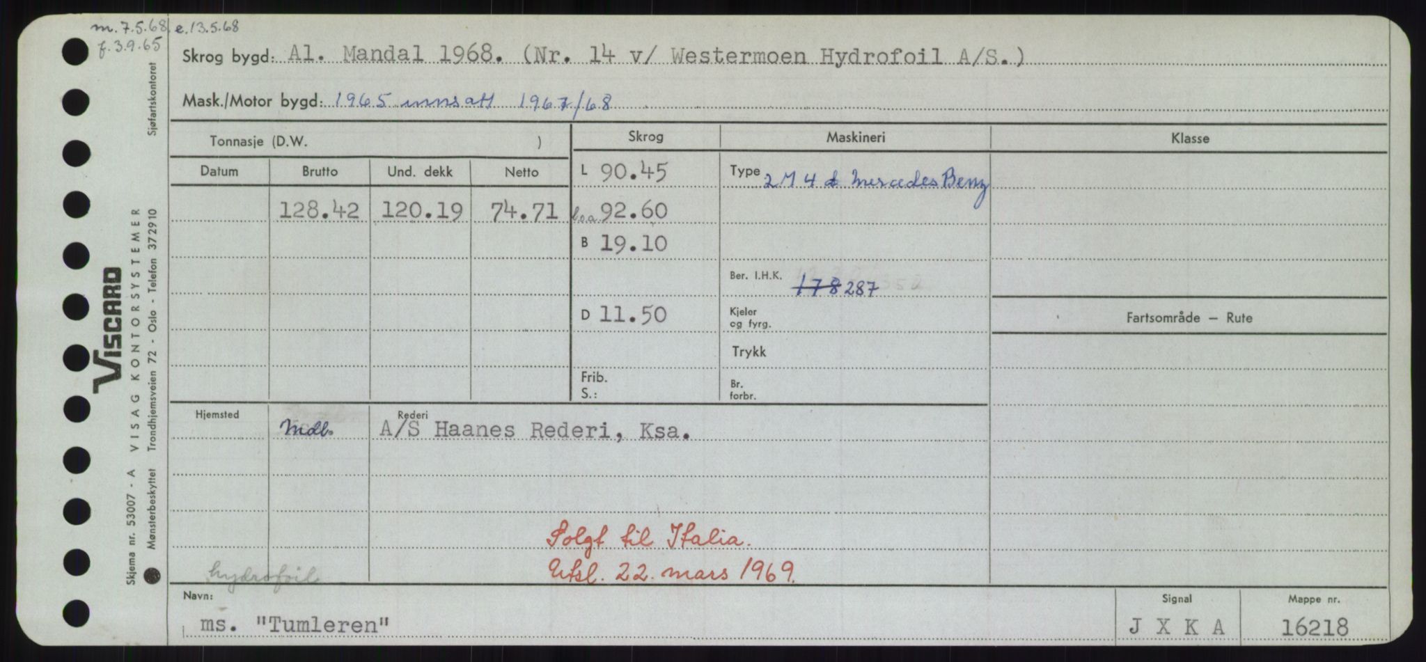 Sjøfartsdirektoratet med forløpere, Skipsmålingen, AV/RA-S-1627/H/Hd/L0039: Fartøy, Ti-Tø, p. 793