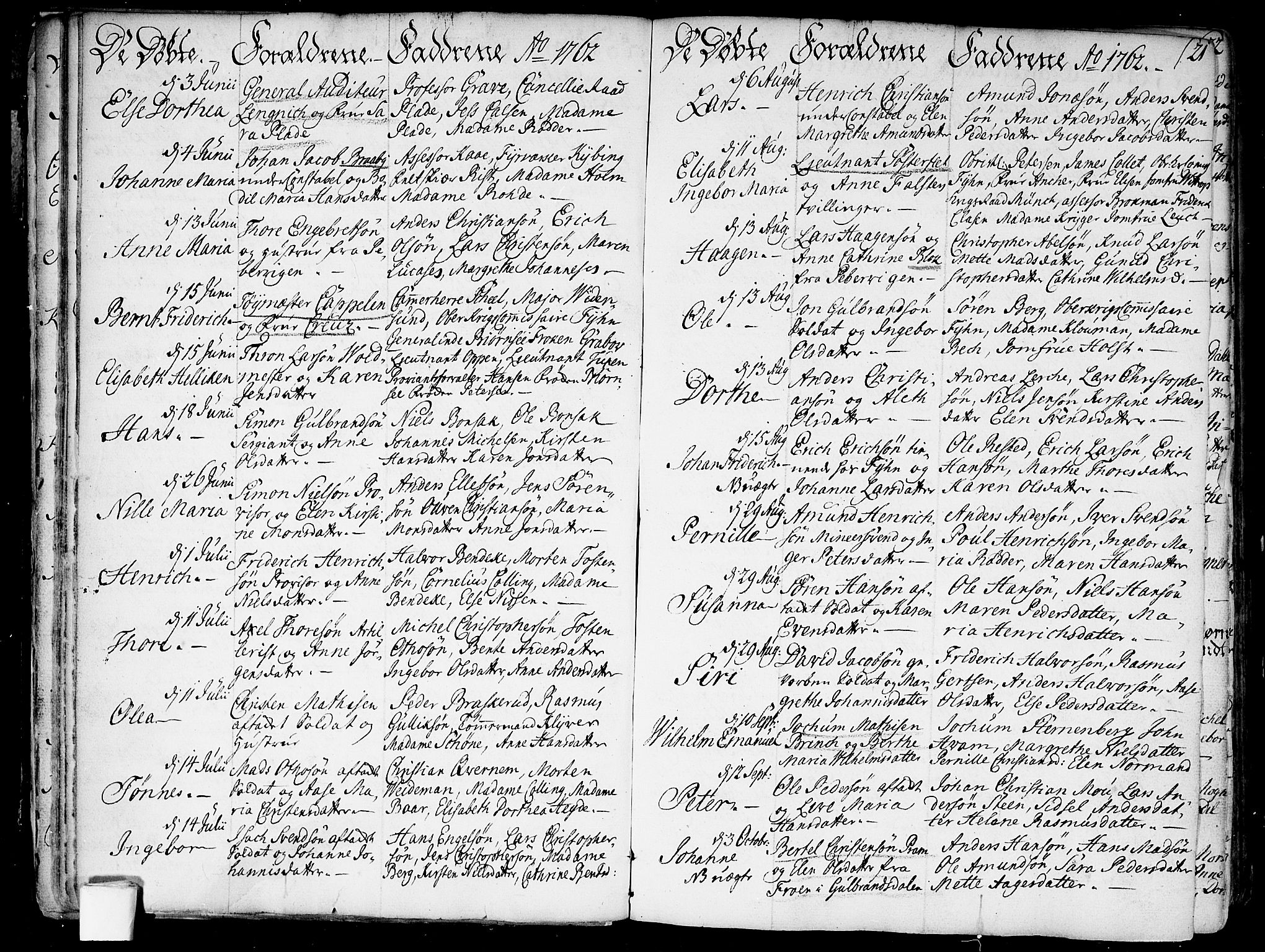 Garnisonsmenigheten Kirkebøker, SAO/A-10846/F/Fa/L0002: Parish register (official) no. 2, 1757-1776, p. 21