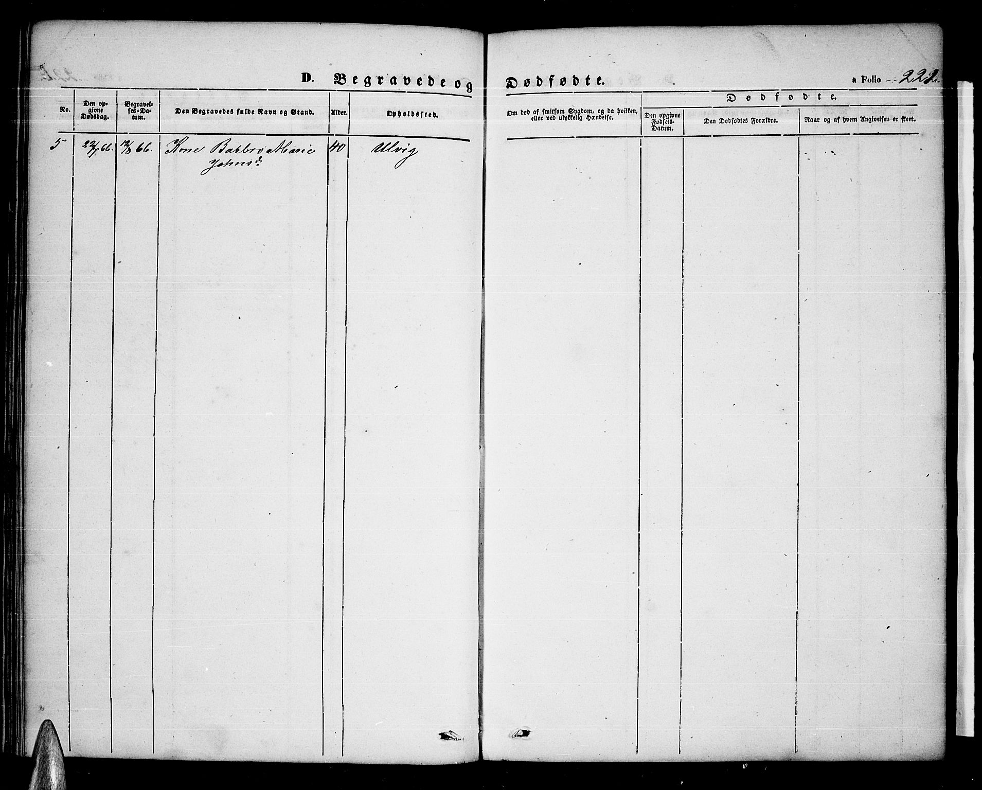 Ministerialprotokoller, klokkerbøker og fødselsregistre - Nordland, AV/SAT-A-1459/865/L0929: Parish register (copy) no. 865C01, 1840-1866, p. 221