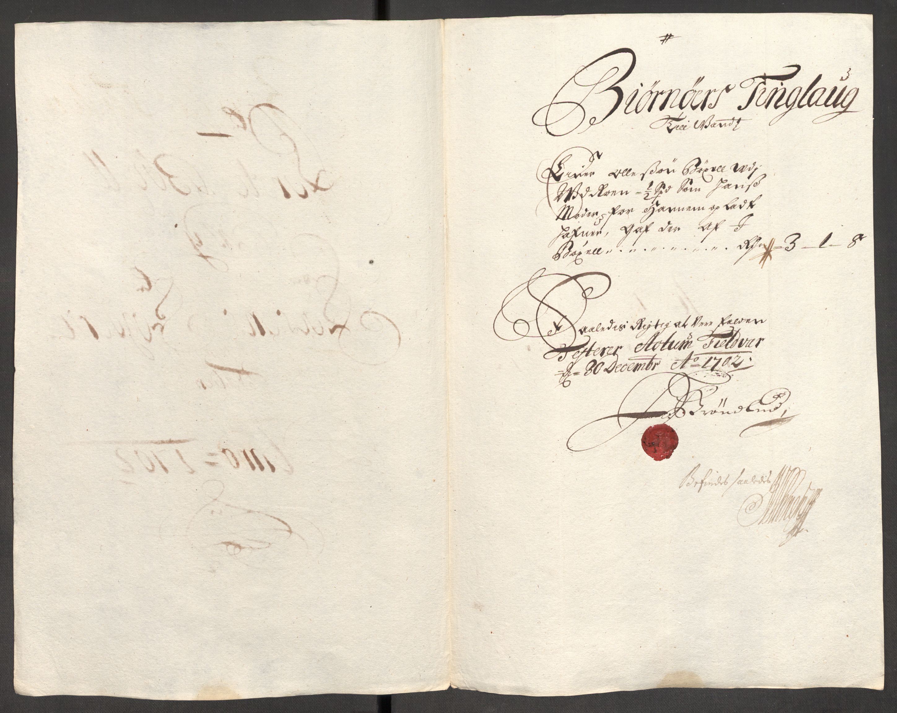 Rentekammeret inntil 1814, Reviderte regnskaper, Fogderegnskap, RA/EA-4092/R57/L3855: Fogderegnskap Fosen, 1702-1703, p. 54