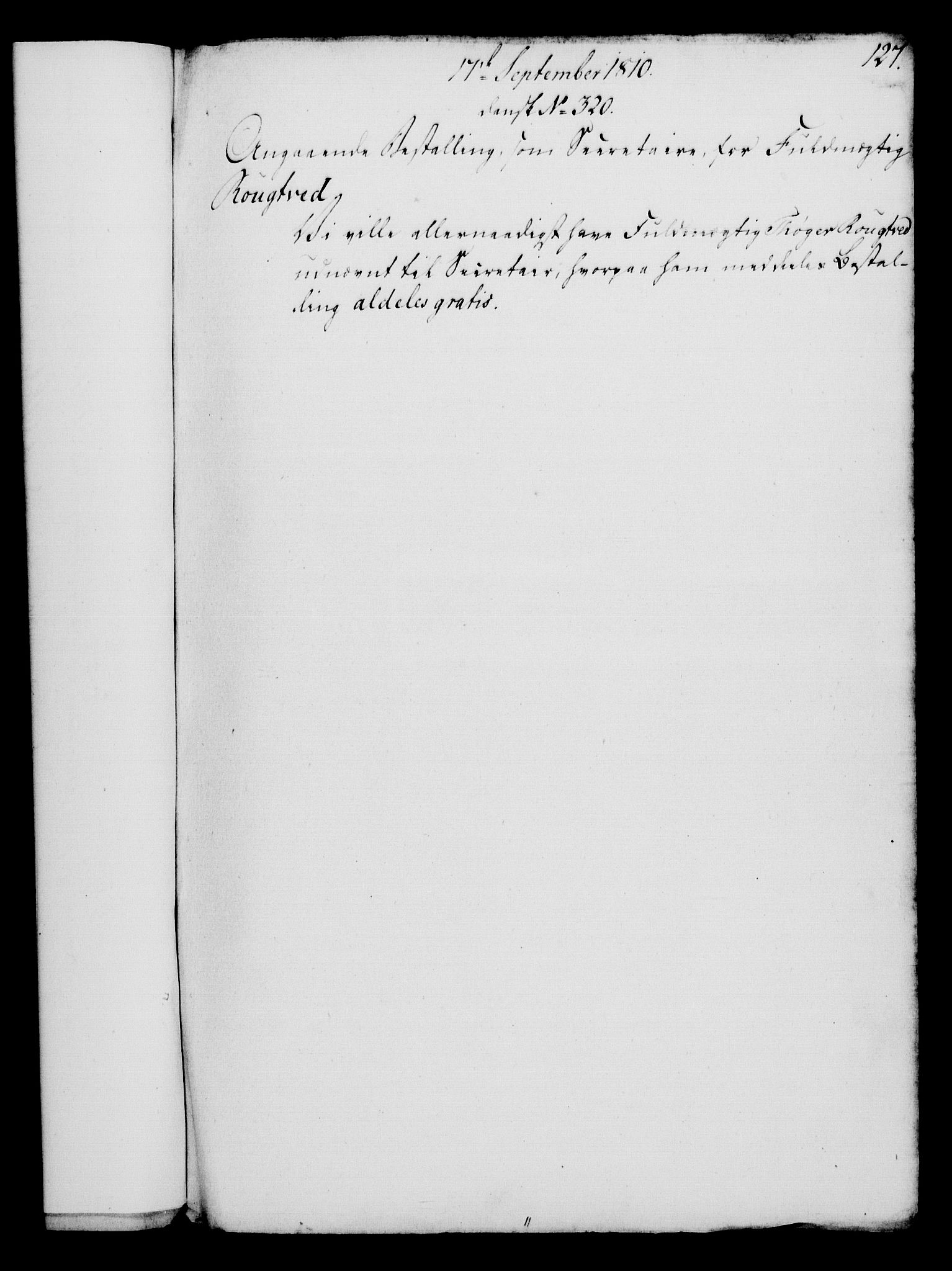 Rentekammeret, Kammerkanselliet, AV/RA-EA-3111/G/Gf/Gfa/L0092: Norsk relasjons- og resolusjonsprotokoll (merket RK 52.92), 1810, p. 492