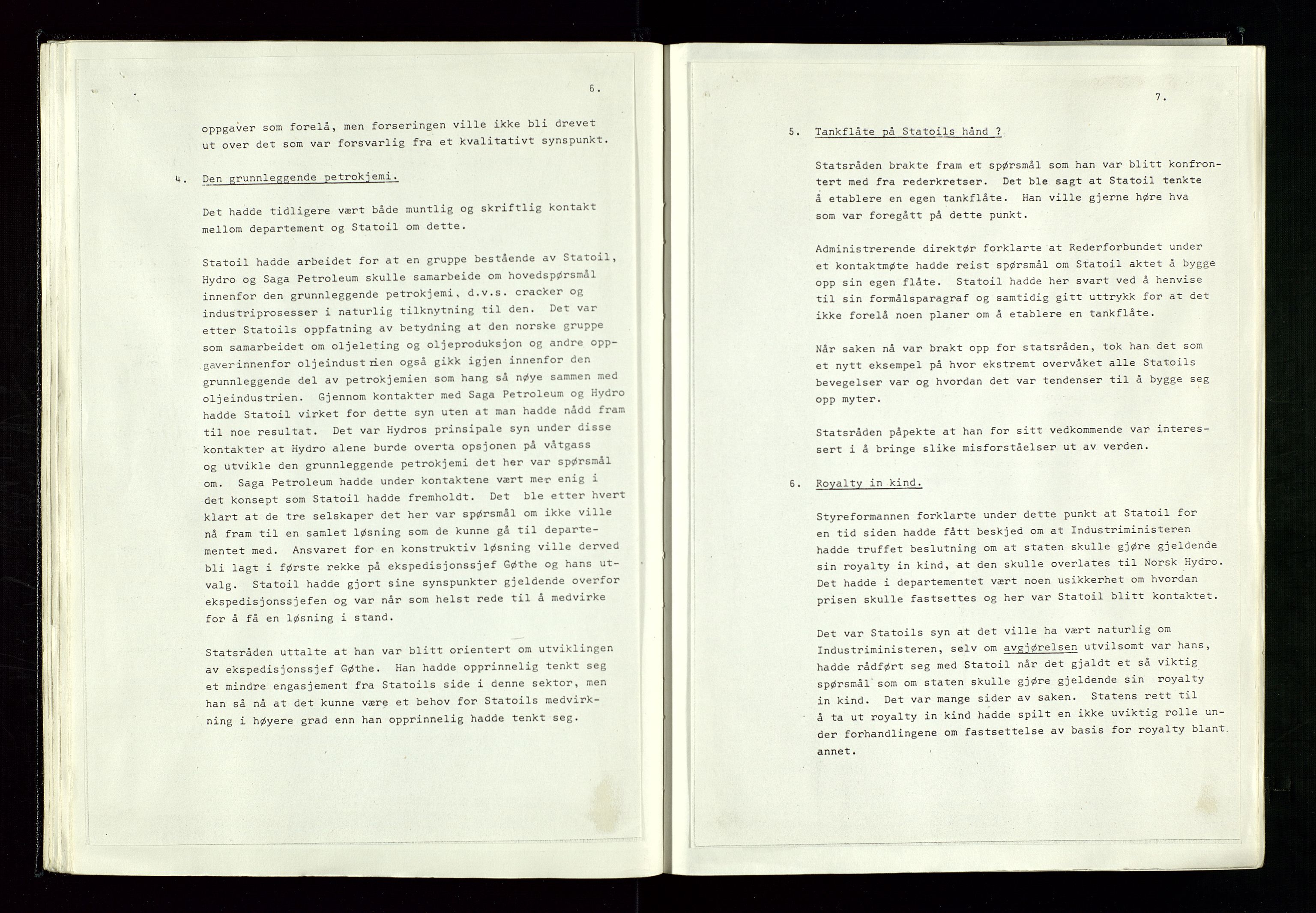 Pa 1339 - Statoil ASA, SAST/A-101656/0001/A/Ab/Aba/L0001: Styremøteprotokoller, 05.10.1972 til 14.12.1978, 1972-1978, p. 37