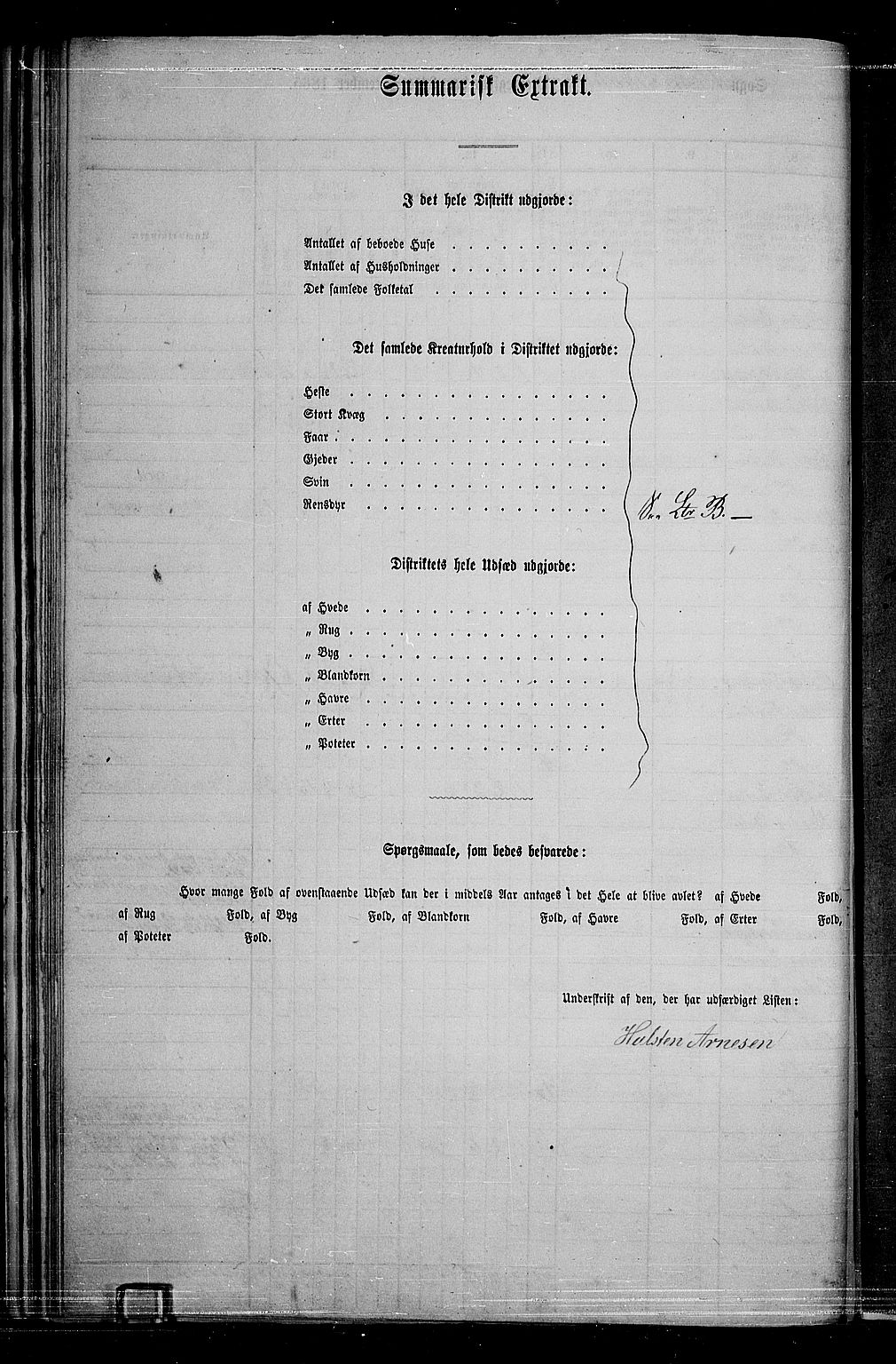 RA, 1865 census for Vestre Toten, 1865, p. 202