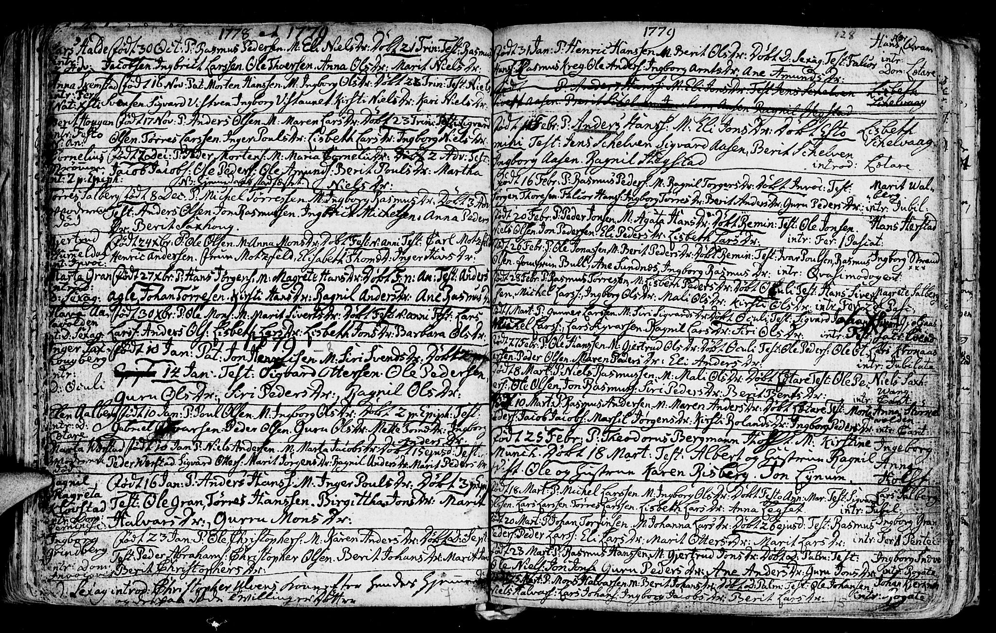 Ministerialprotokoller, klokkerbøker og fødselsregistre - Nord-Trøndelag, SAT/A-1458/730/L0273: Parish register (official) no. 730A02, 1762-1802, p. 128