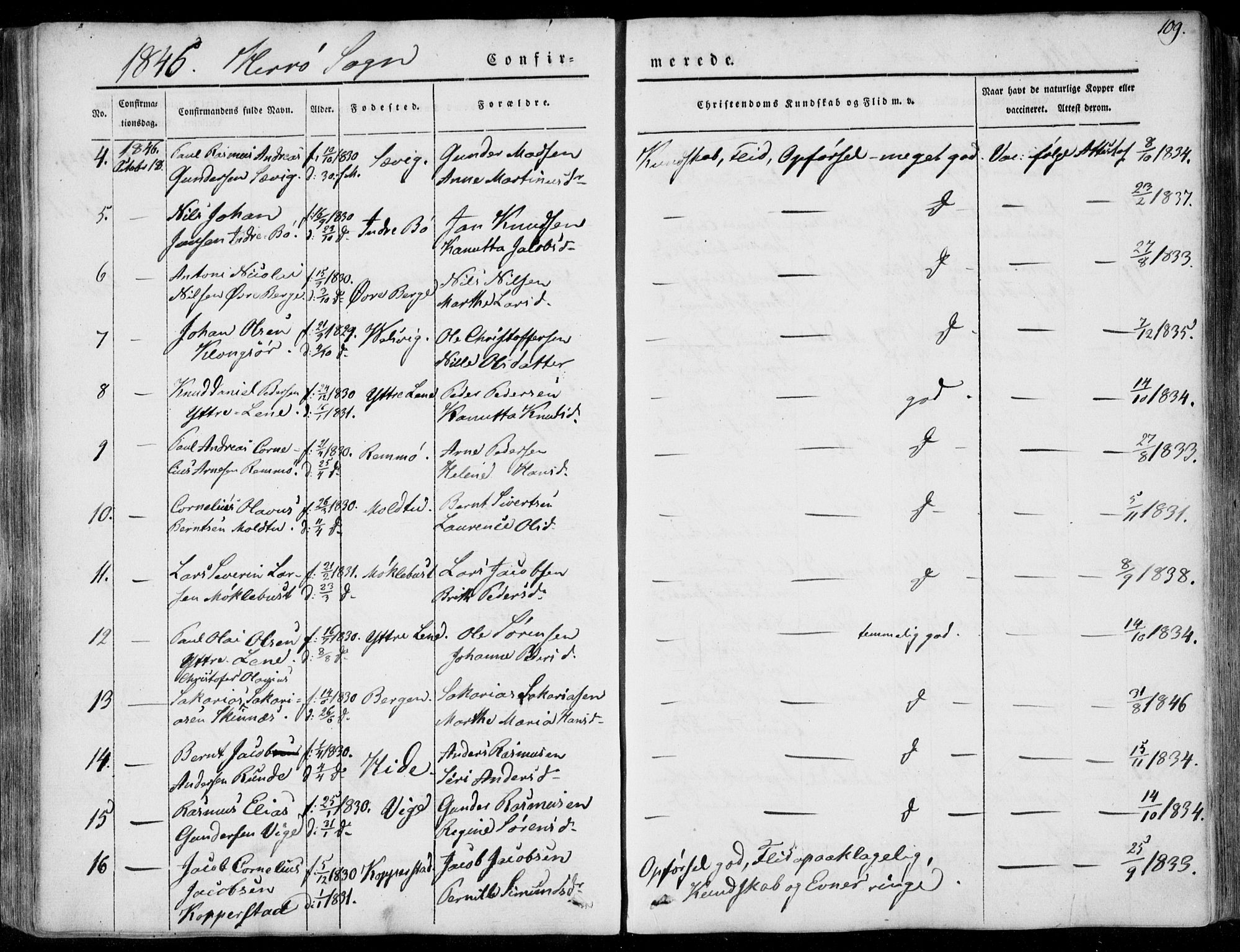 Ministerialprotokoller, klokkerbøker og fødselsregistre - Møre og Romsdal, AV/SAT-A-1454/507/L0070: Parish register (official) no. 507A05, 1842-1873, p. 109