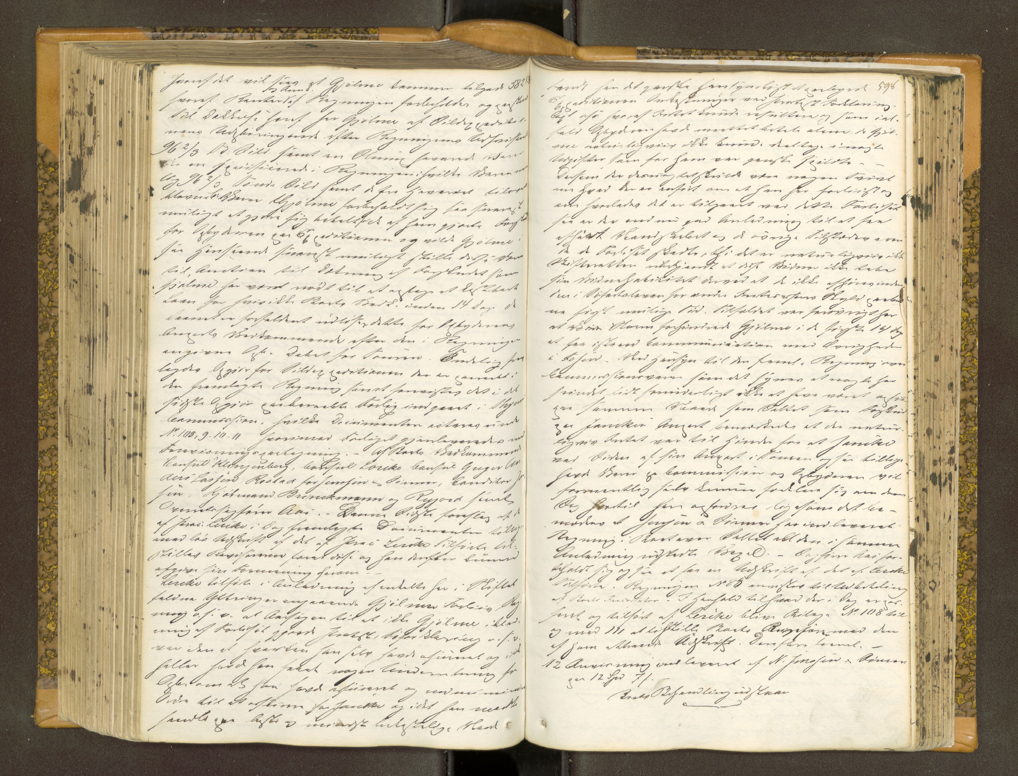 Trondheim byfogd, AV/SAT-A-0003/1/3/3B/L0006: Skiftebehandlingsprotokoll (u/ register)gml.nr.29b. U, 1859-1863, p. 598