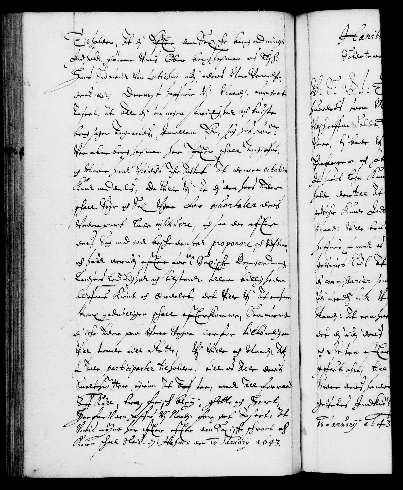 Danske Kanselli 1572-1799, AV/RA-EA-3023/F/Fc/Fca/Fcab/L0007: Norske tegnelser (mikrofilm), 1640-1648, p. 133b