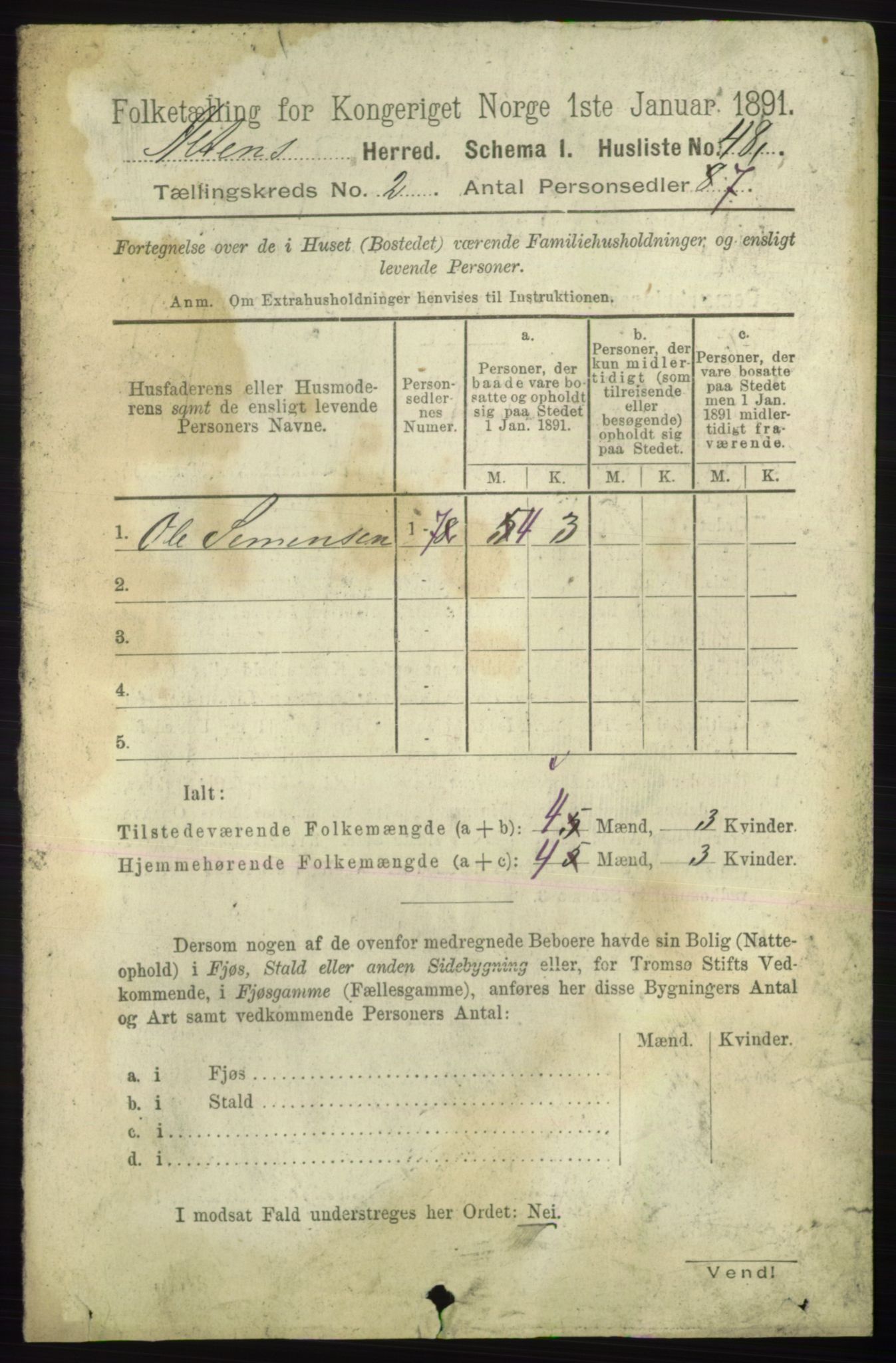 RA, 1891 census for 2012 Alta, 1891, p. 416