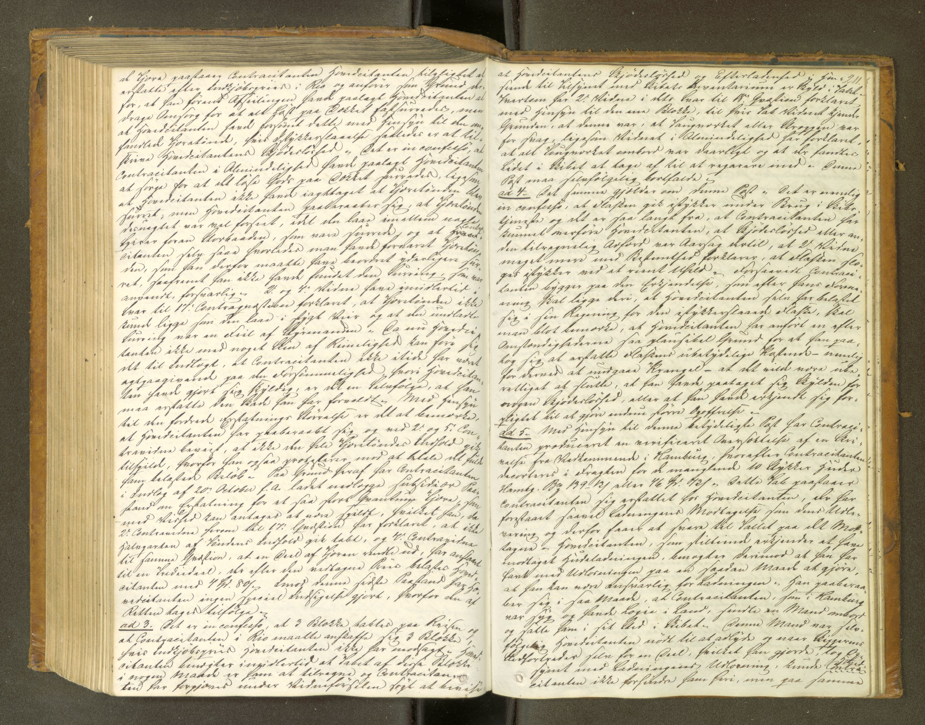 Kristiansund byfogd, AV/SAT-A-4587/A/04/L0001: Domprotokoll. Aut. 14.02.1853, 1853-1857, p. 210b-211a