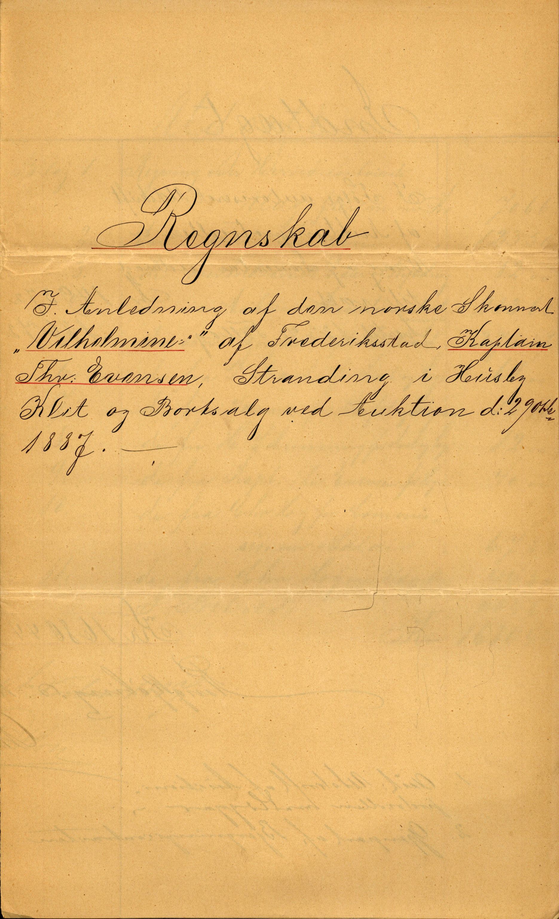 Pa 63 - Østlandske skibsassuranceforening, VEMU/A-1079/G/Ga/L0020/0001: Havaridokumenter / Tellus, Telanak, Wilhelmine, 1887, p. 128