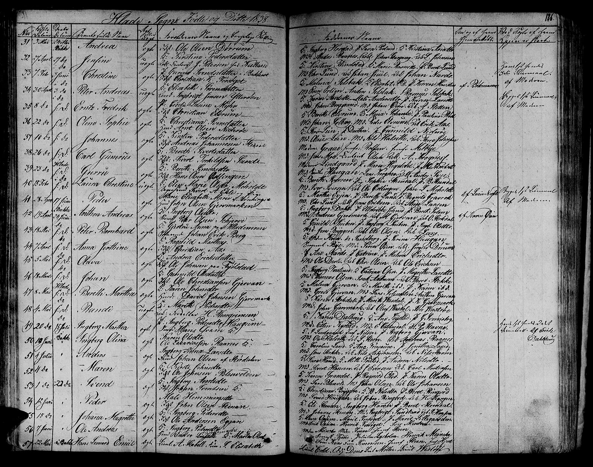 Ministerialprotokoller, klokkerbøker og fødselsregistre - Sør-Trøndelag, AV/SAT-A-1456/606/L0286: Parish register (official) no. 606A04 /1, 1823-1840, p. 126