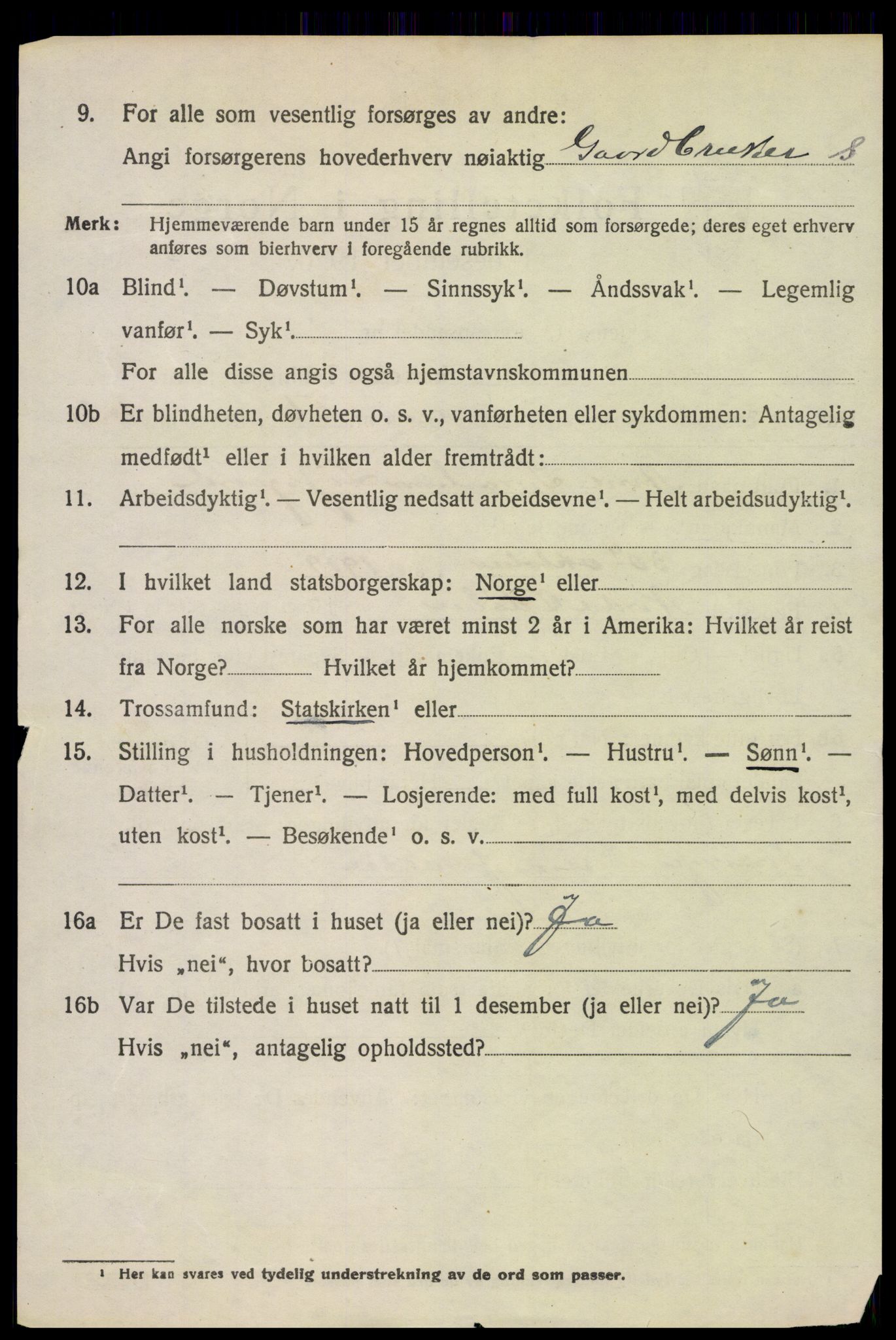 SAH, 1920 census for Nord-Odal, 1920, p. 10886