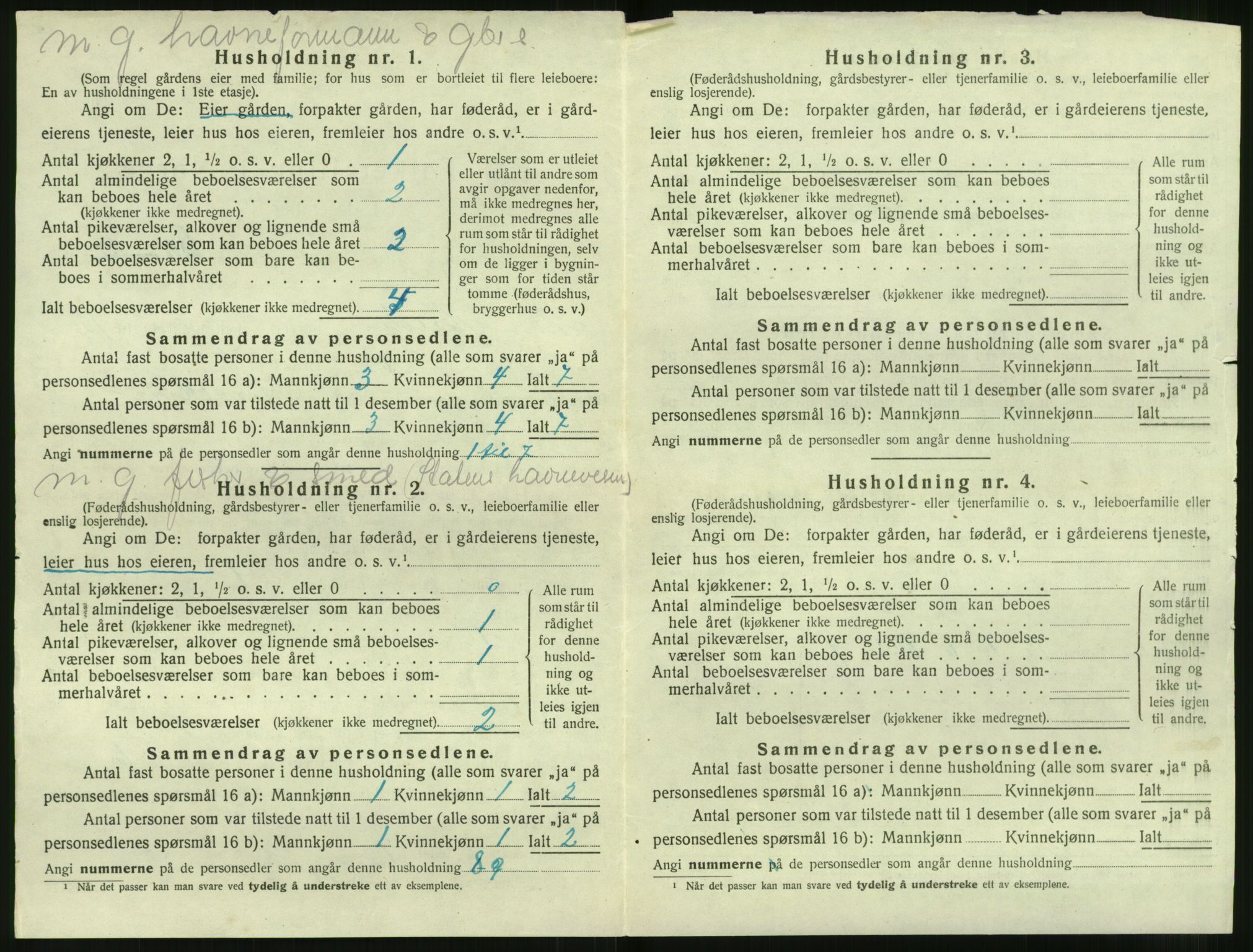 SAT, 1920 census for Herøy (MR), 1920, p. 1014