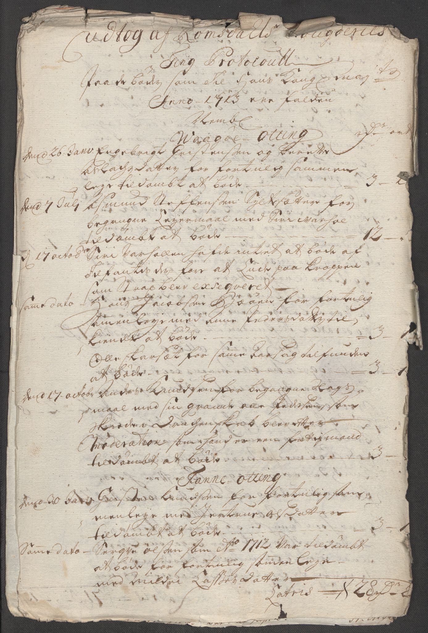 Rentekammeret inntil 1814, Reviderte regnskaper, Fogderegnskap, AV/RA-EA-4092/R55/L3662: Fogderegnskap Romsdal, 1713-1714, p. 195