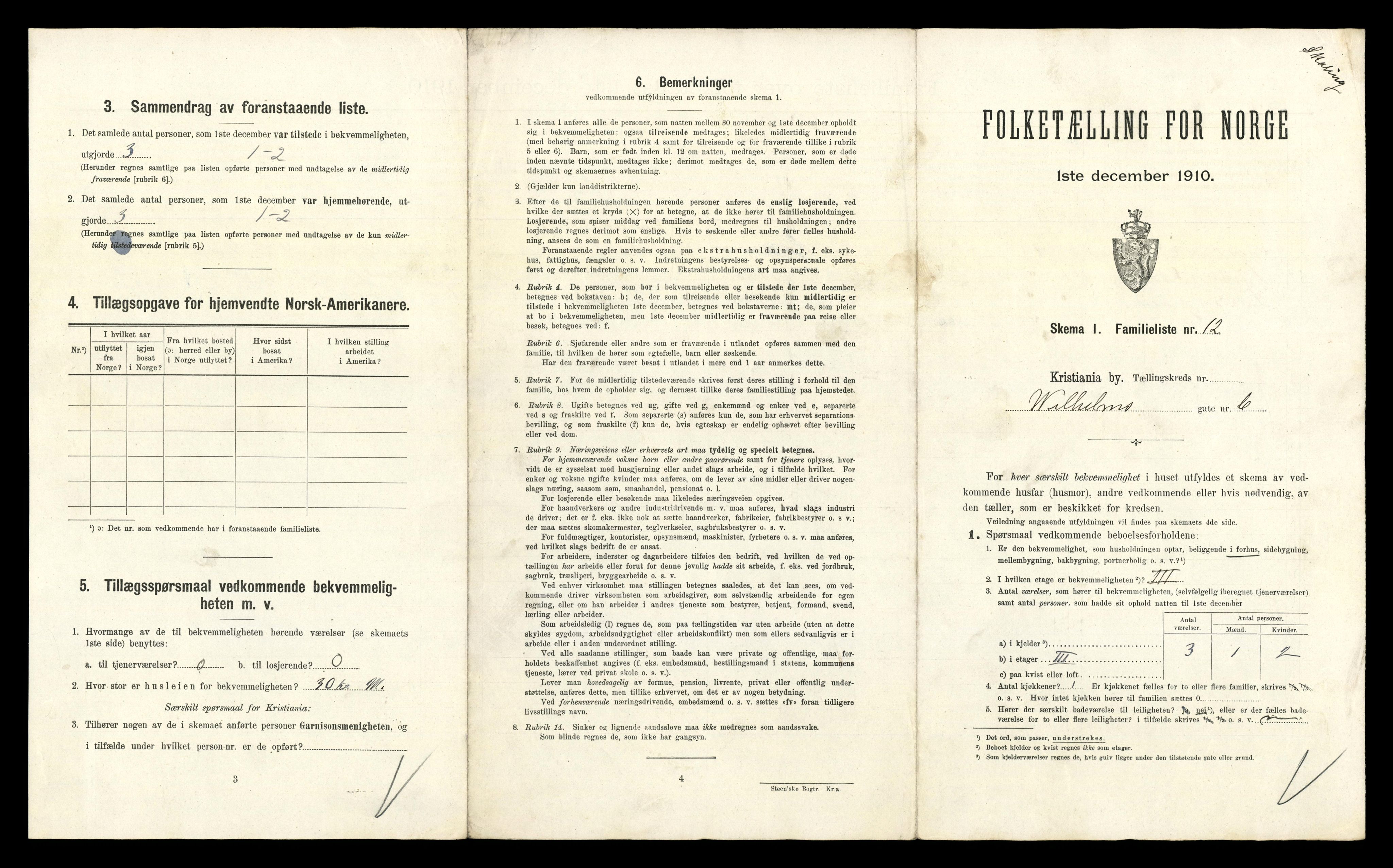 RA, 1910 census for Kristiania, 1910, p. 123271