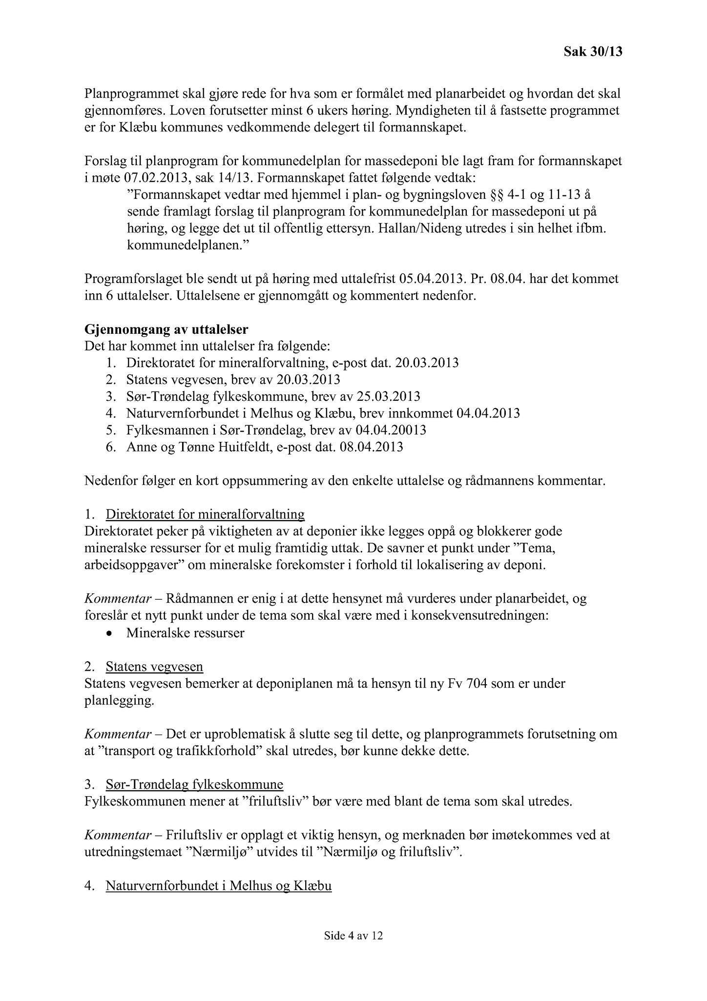 Klæbu Kommune, TRKO/KK/02-FS/L006: Formannsskapet - Møtedokumenter, 2013, p. 679