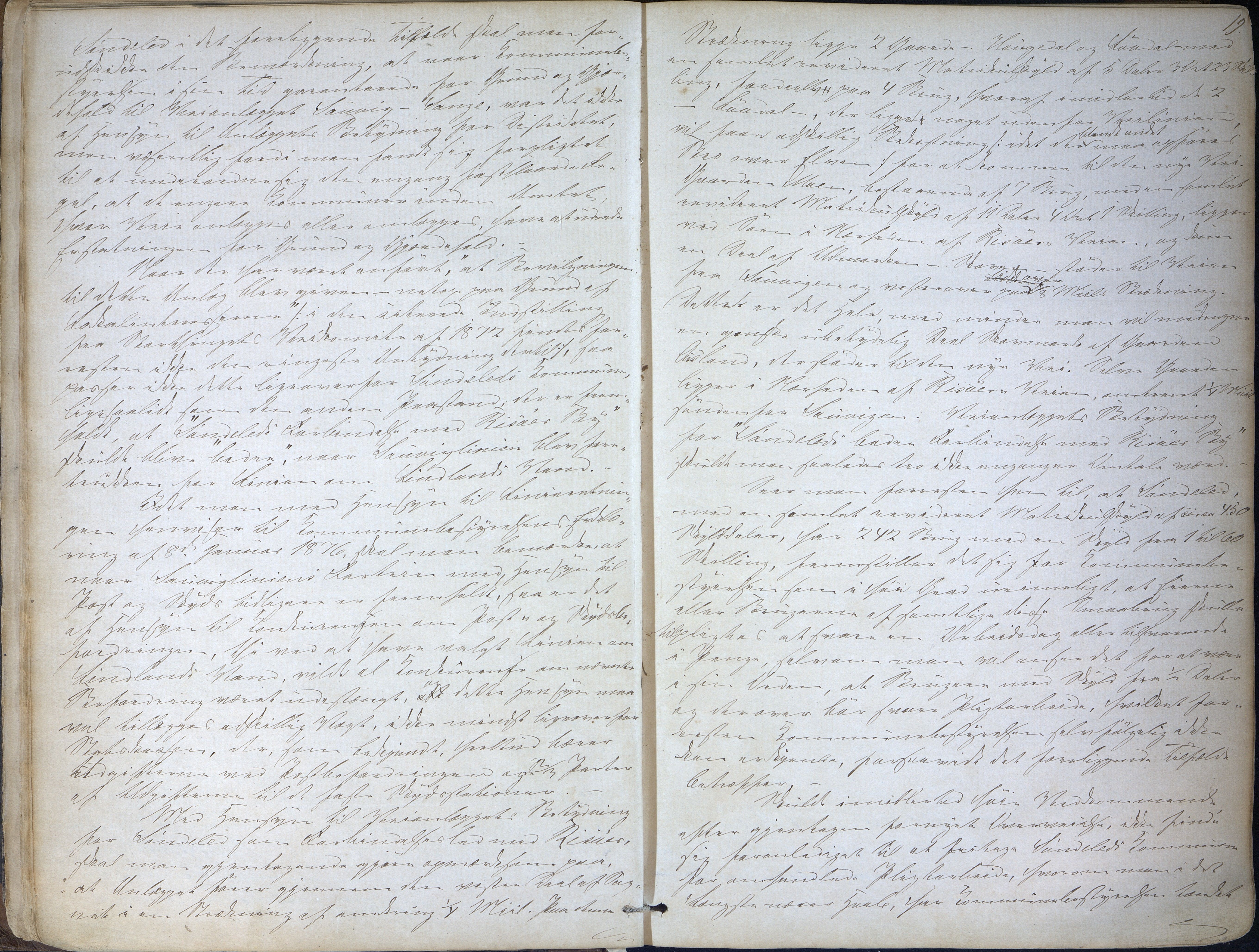Søndeled kommune, AAKS/KA0913-PK/1/01/L0002: Forhandlingsprotokoll, 1874-1896, p. 19