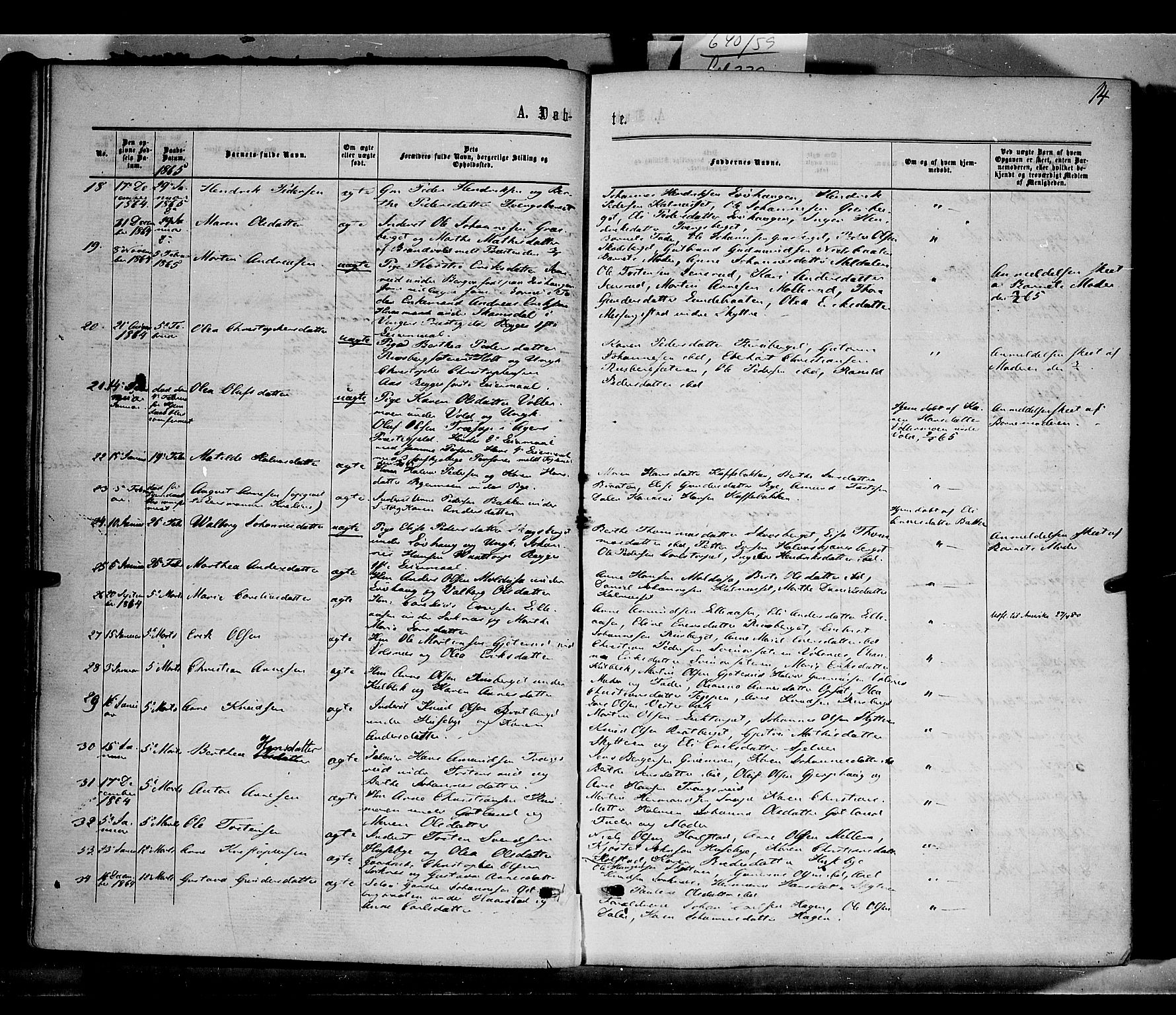 Grue prestekontor, AV/SAH-PREST-036/H/Ha/Haa/L0010: Parish register (official) no. 10, 1864-1873, p. 14