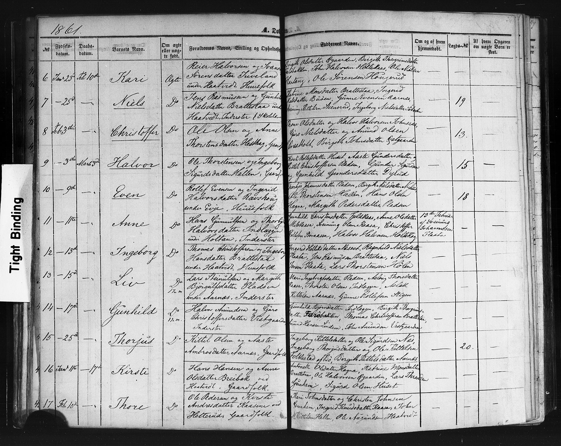 Sauherad kirkebøker, AV/SAKO-A-298/F/Fb/L0001: Parish register (official) no. II 1, 1851-1877, p. 36