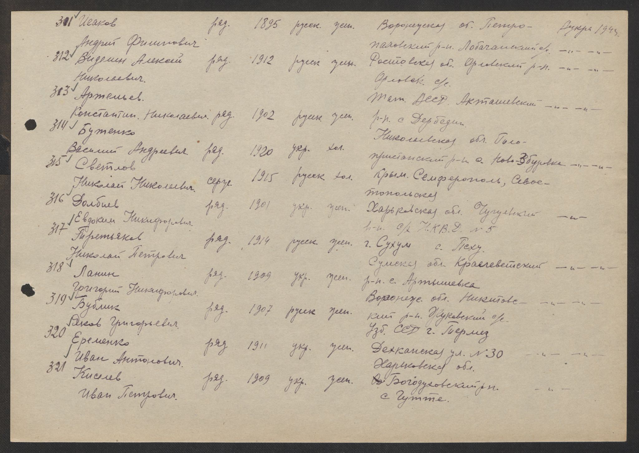 Flyktnings- og fangedirektoratet, Repatrieringskontoret, AV/RA-S-1681/D/Db/L0017: Displaced Persons (DPs) og sivile tyskere, 1945-1948, p. 160