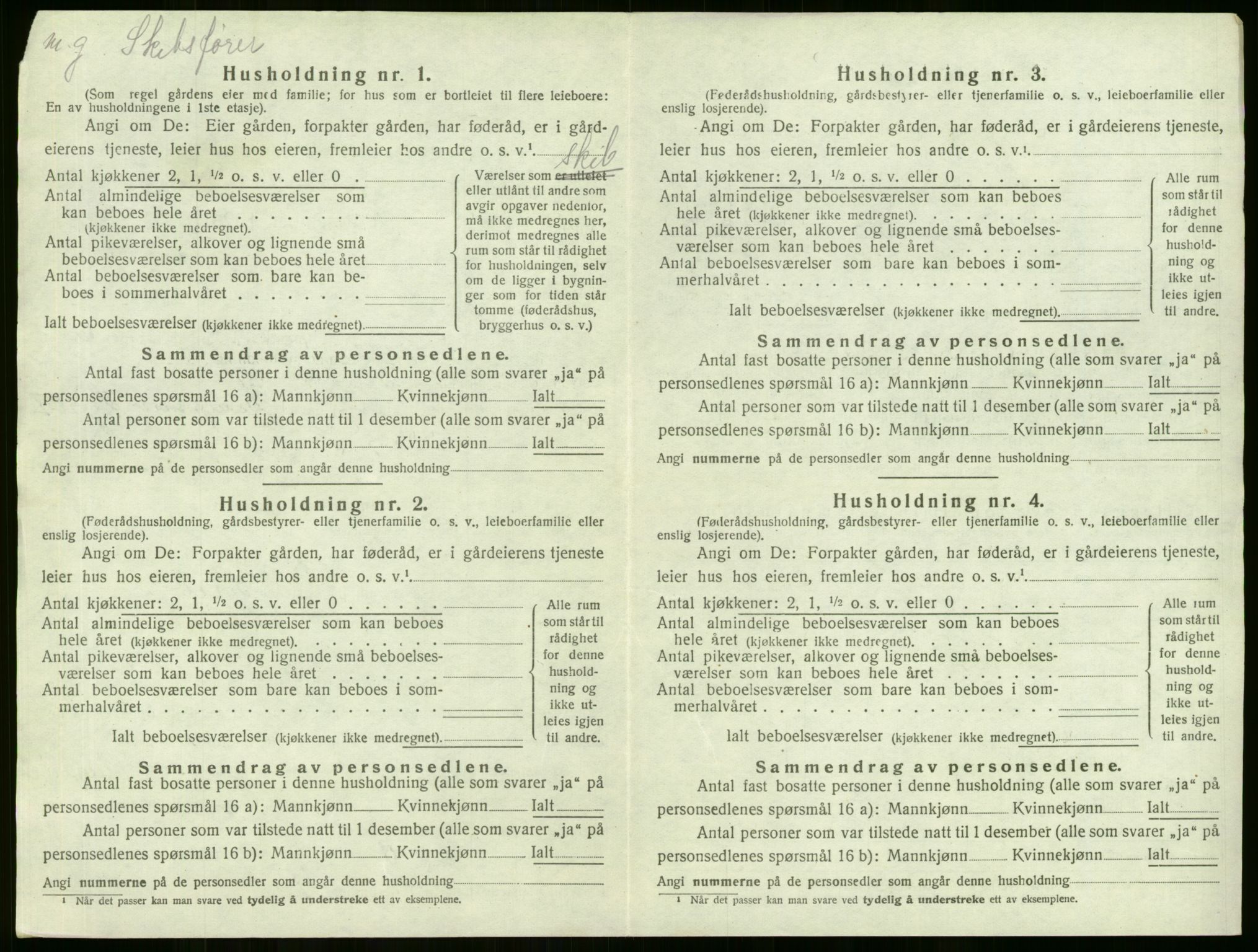 SAKO, 1920 census for Lier, 1920, p. 841