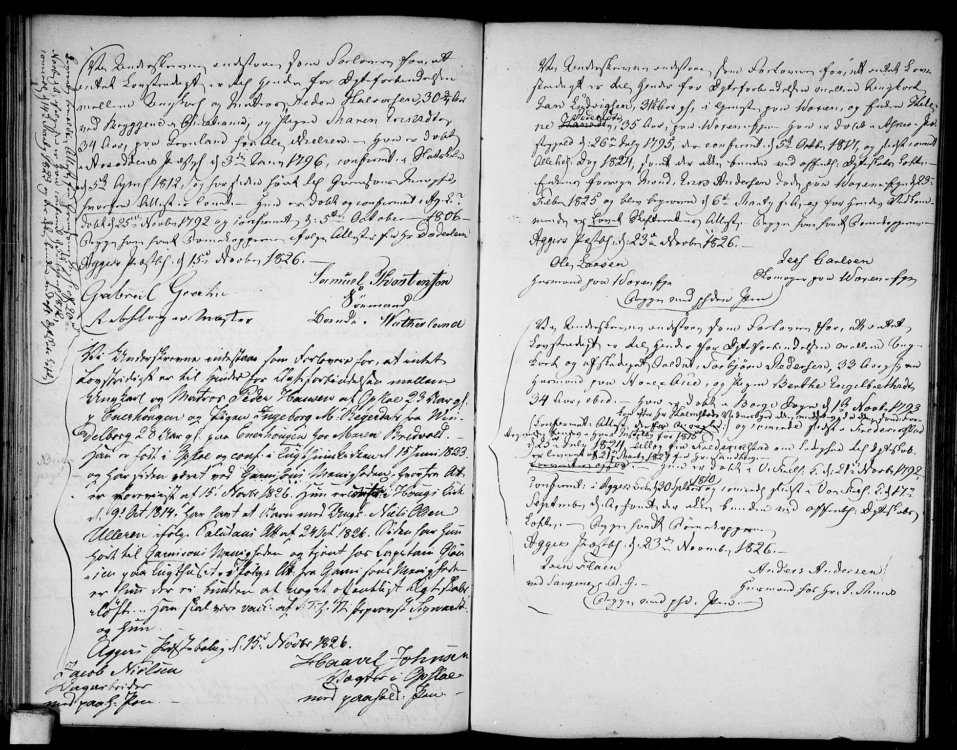 Aker prestekontor kirkebøker, AV/SAO-A-10861/L/L0004: Best man's statements no. 4, 1778-1831